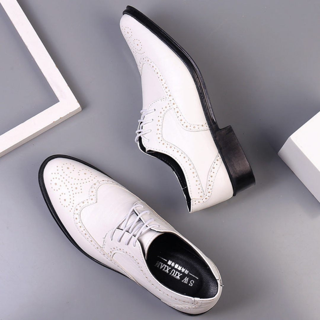 Oxford Shoes | Men's Brogue Lace-Up Summer