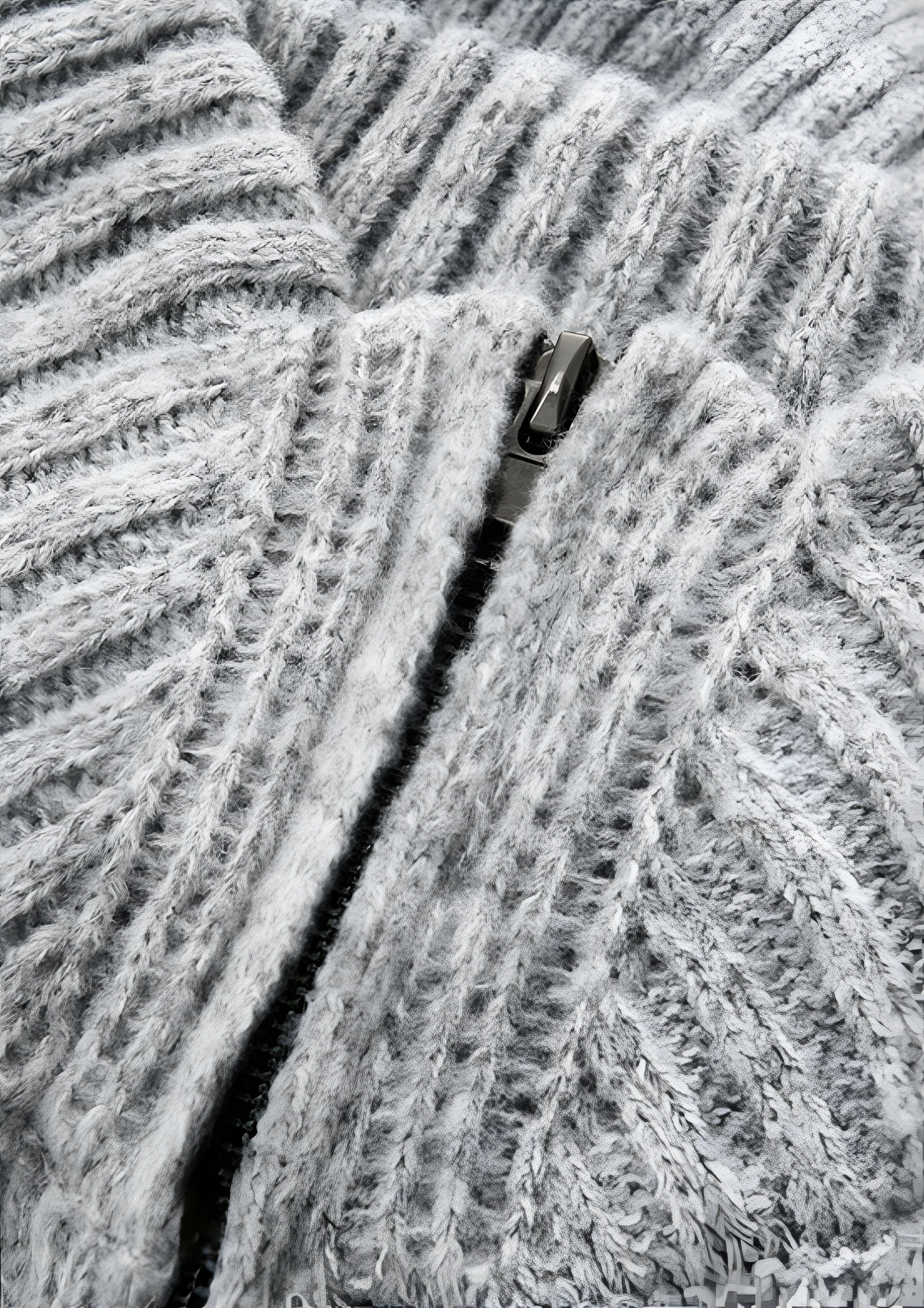 Mid-length Knit Cardigan | Men's Solid Striped