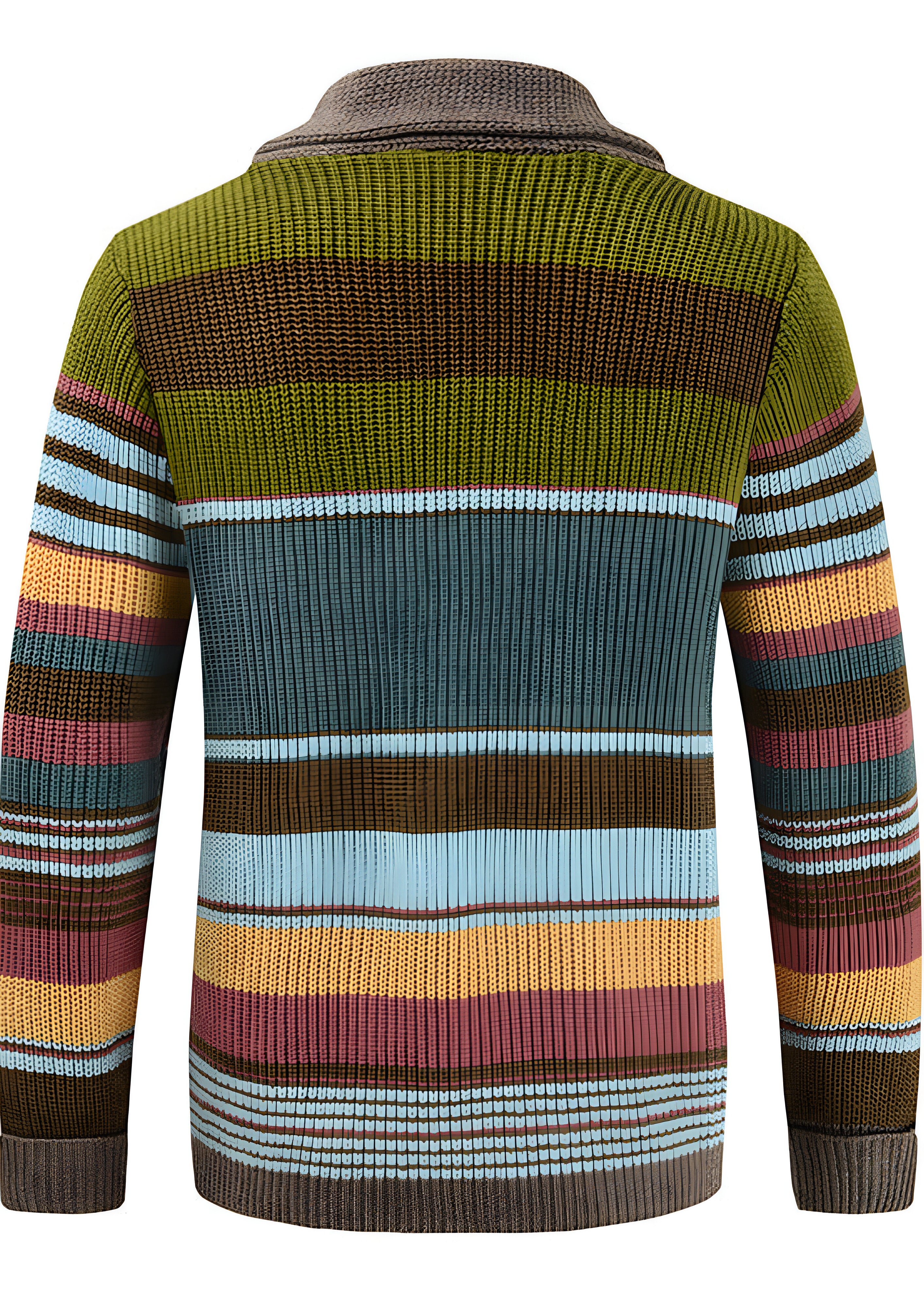 Colorblock Cardigan | Men's Button-Up