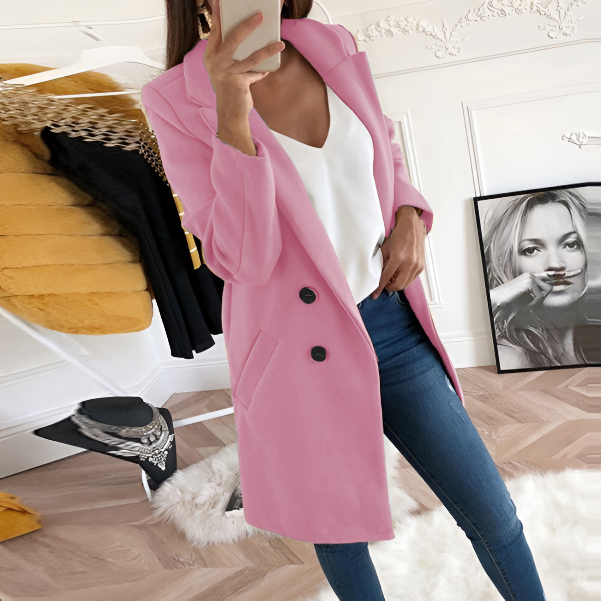 Smart Casual Jacket | Women's Winter Smart Button Up
