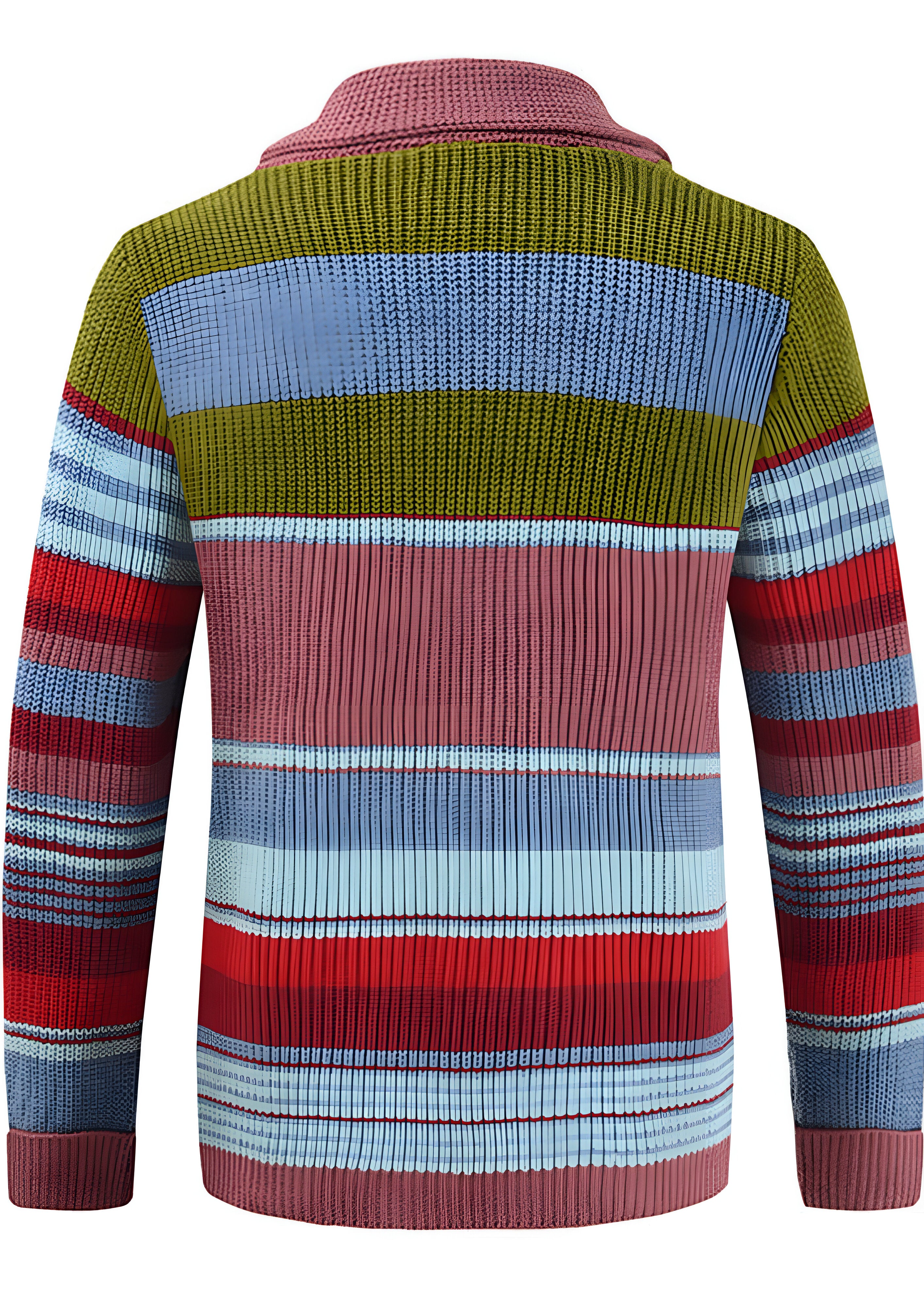 Colorblock Cardigan | Men's Button-Up