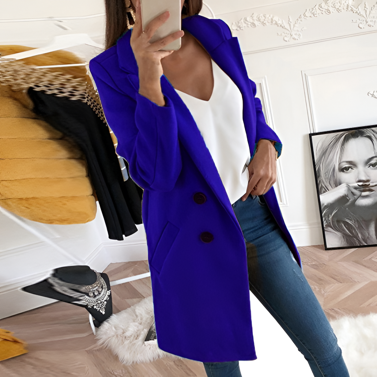 Smart Casual Jacket | Women's Winter Smart Button Up