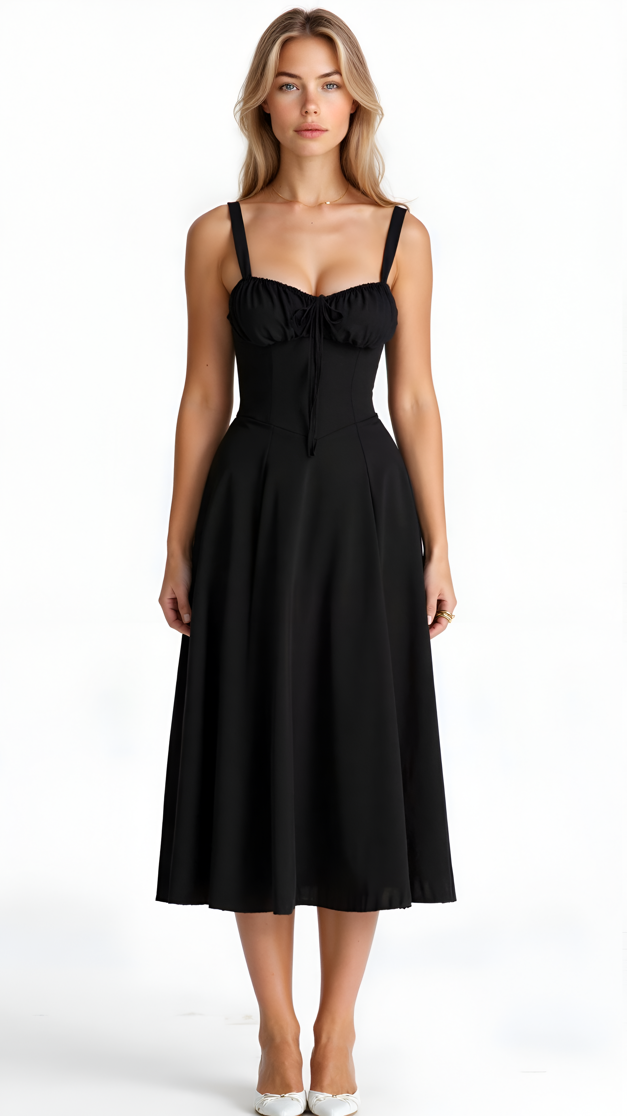 Floral Midi Dress | Women's Bustier Sundress