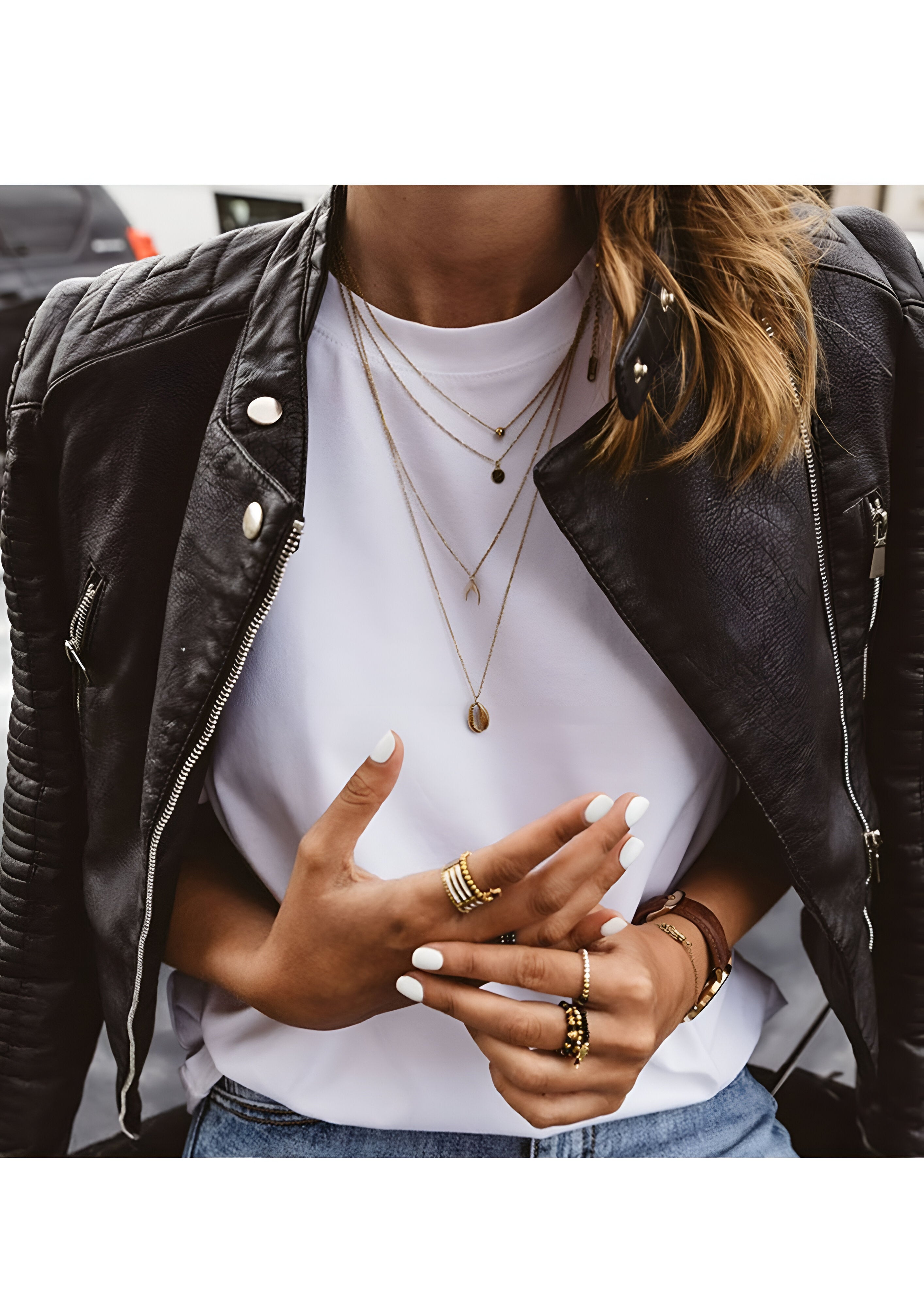 Women's Biker Jacket | Asymmetrical Zip