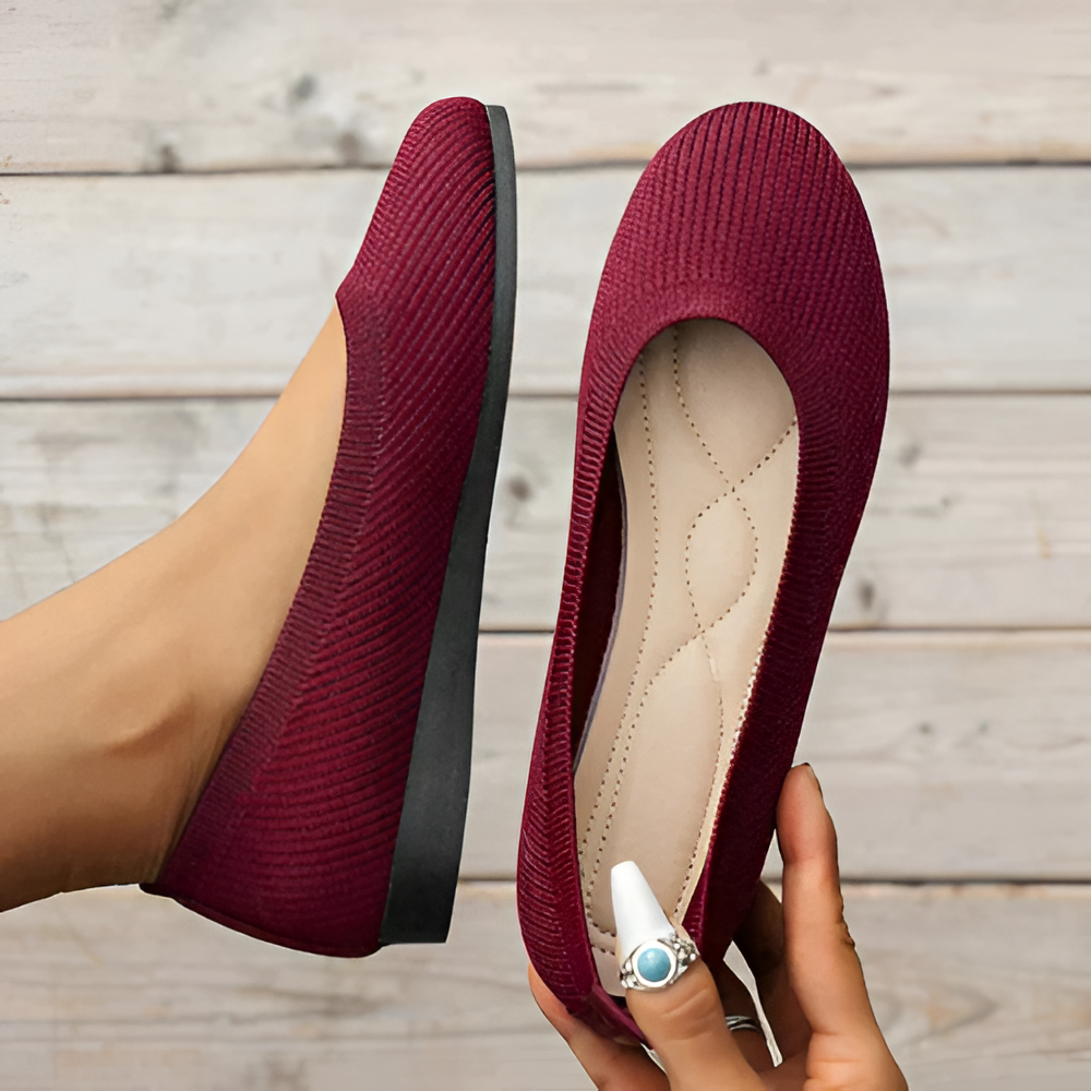 Women's Slip On Pump Shoes | Knit