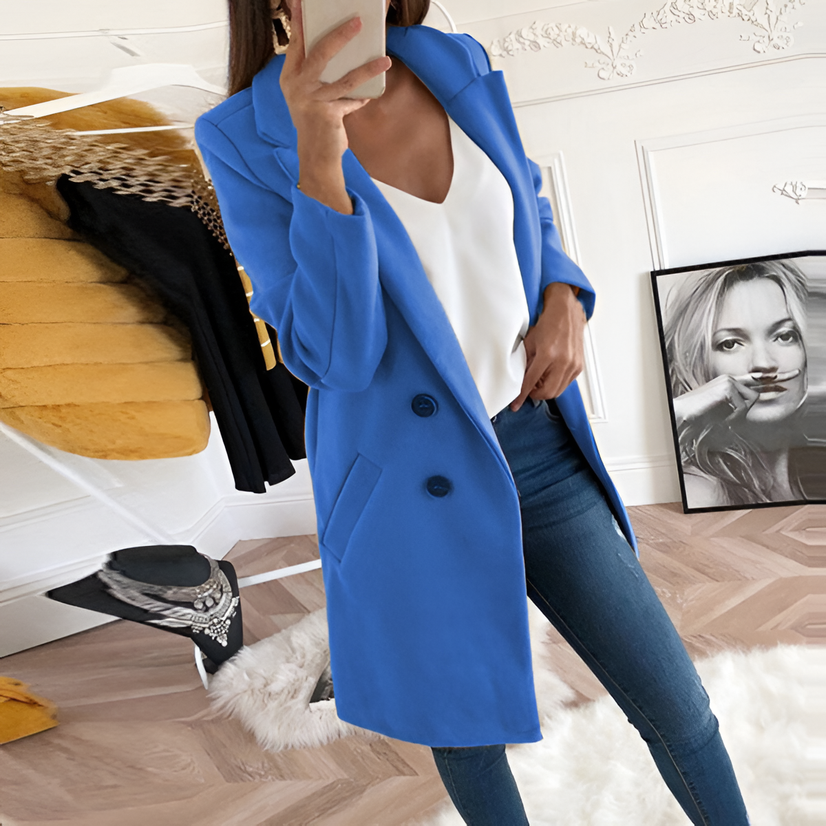 Smart Casual Jacket | Women's Winter Smart Button Up