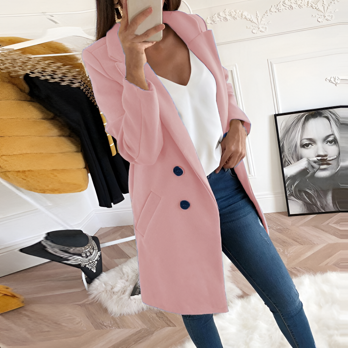 Smart Casual Jacket | Women's Winter Smart Button Up