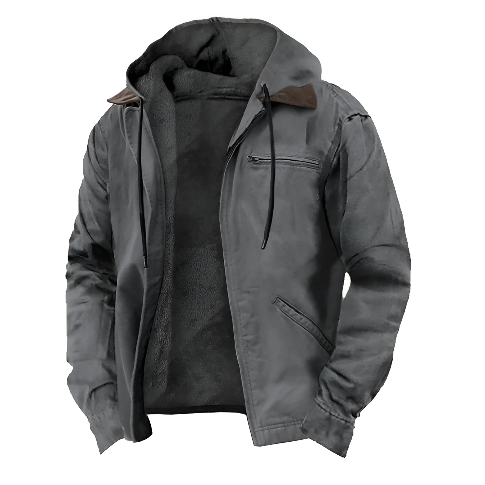 Men's Winter Hooded Utility Jacket | Insulated