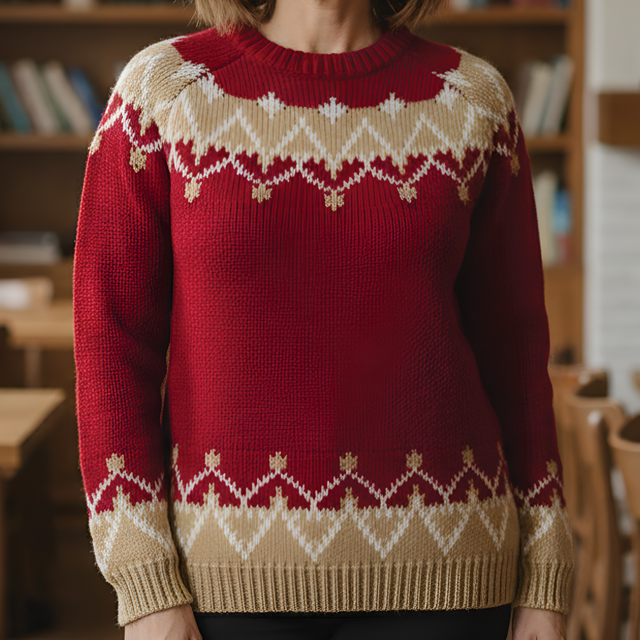 Azure Pattern Jumper | Women's Winter Knit