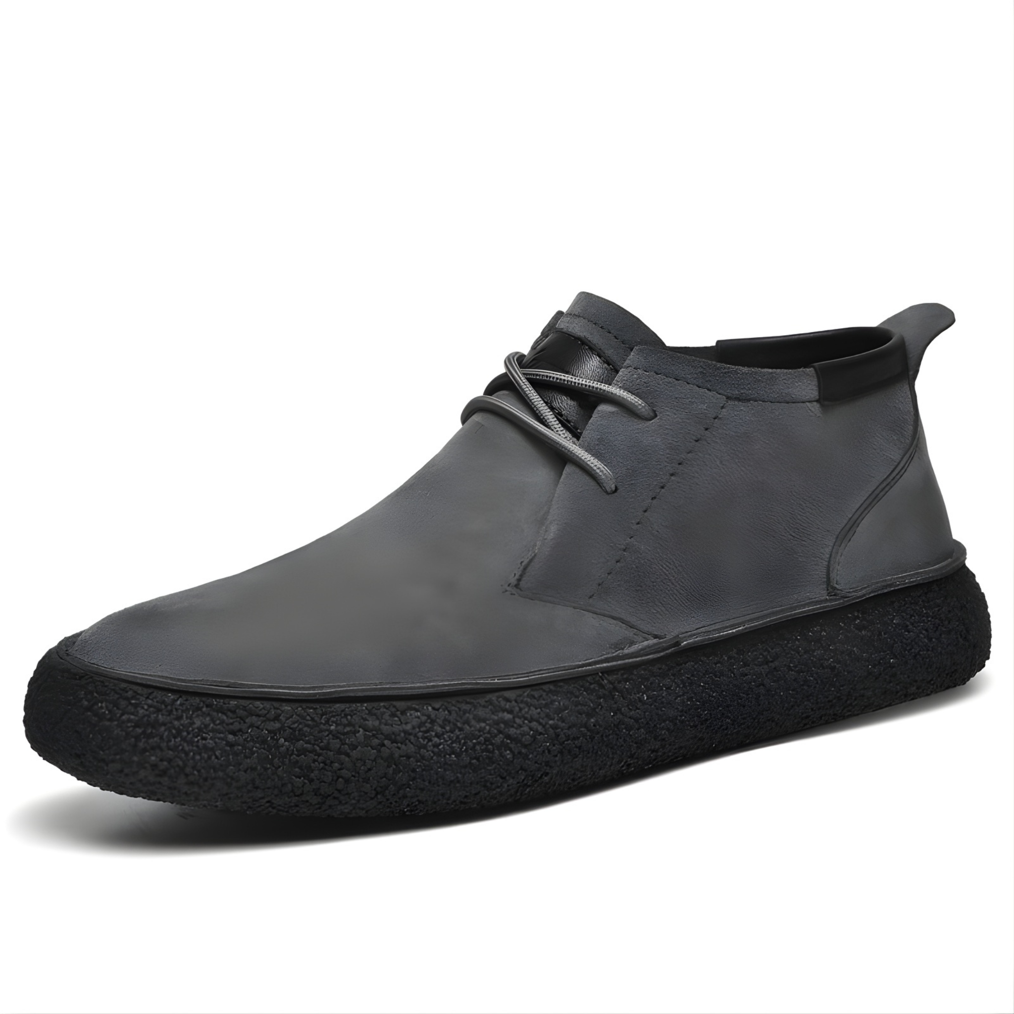 Women's Lace-Up Ankle Shoes | Minimal Textured Sole Casual Daily Footwear