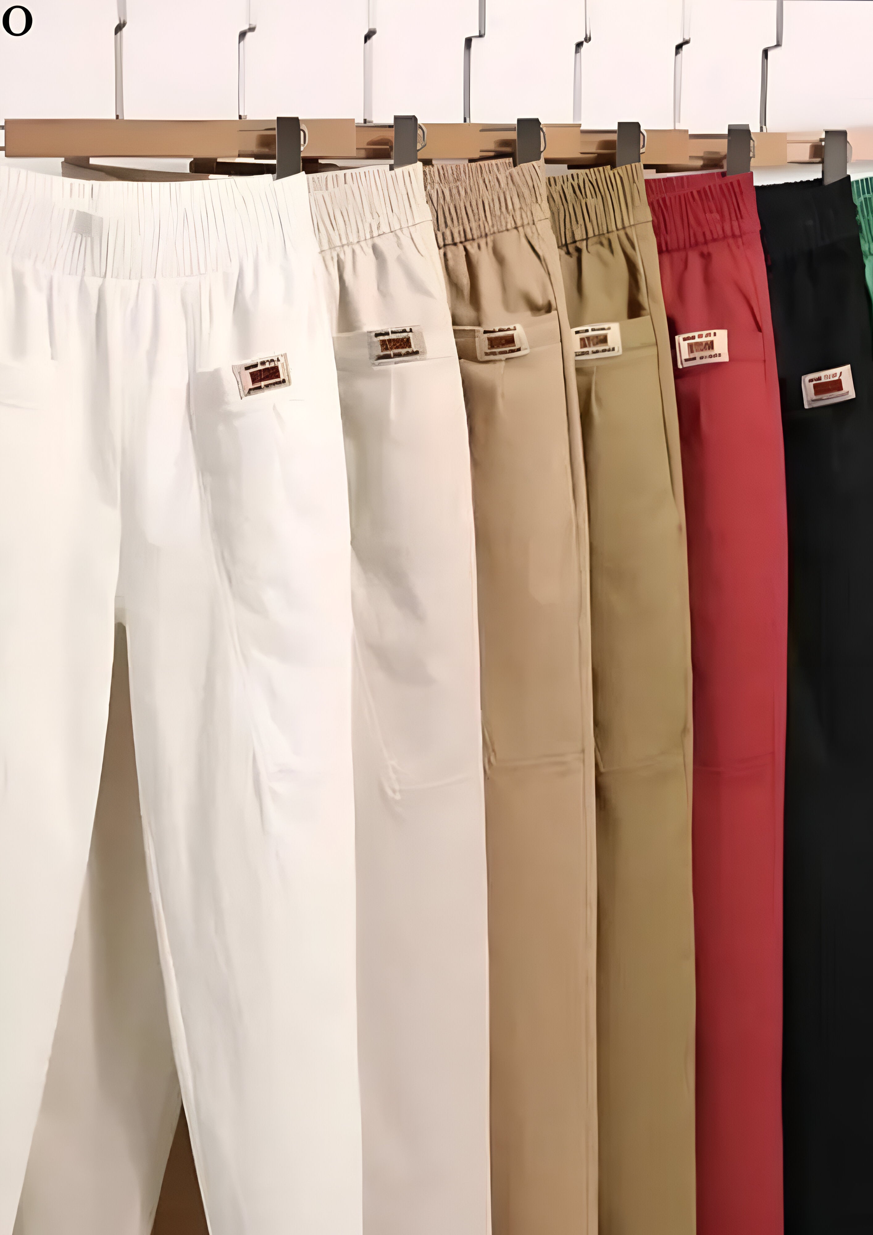 Elastic Waist Trousers | Women's Multi Pockets