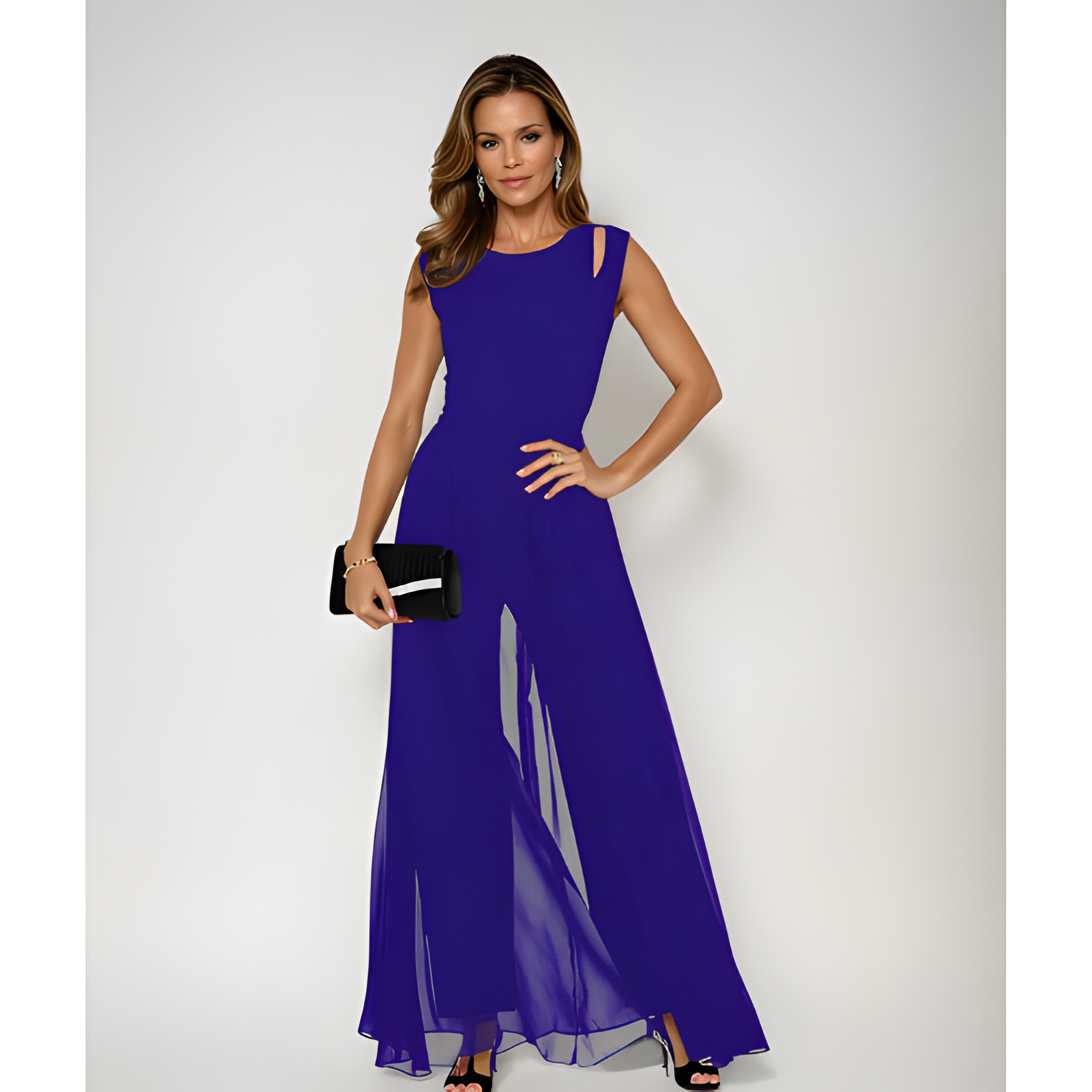 Women's Sleeveless Cutout Maxi Dress | Summer