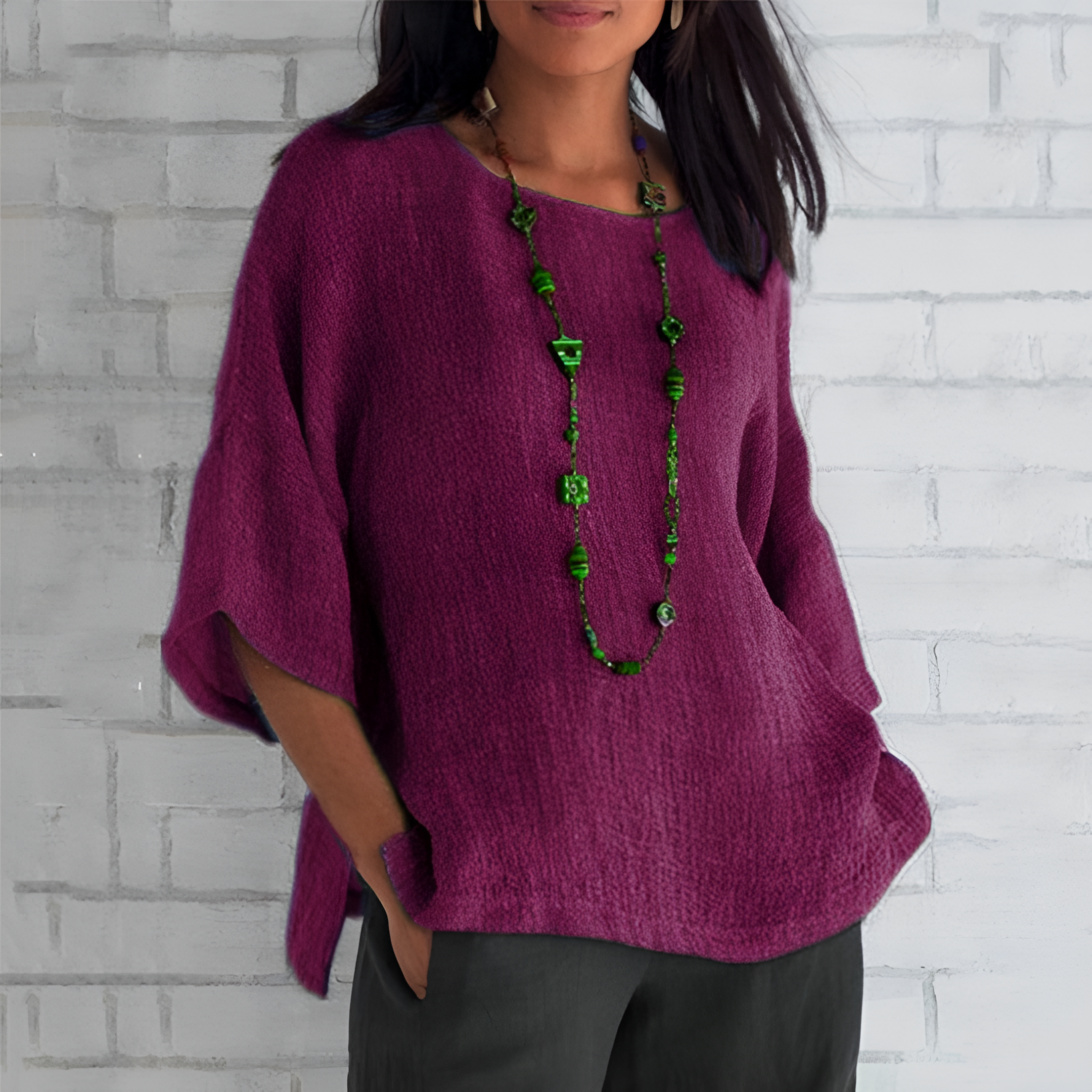 Women's Loose-Fitting Blouse | Breathable