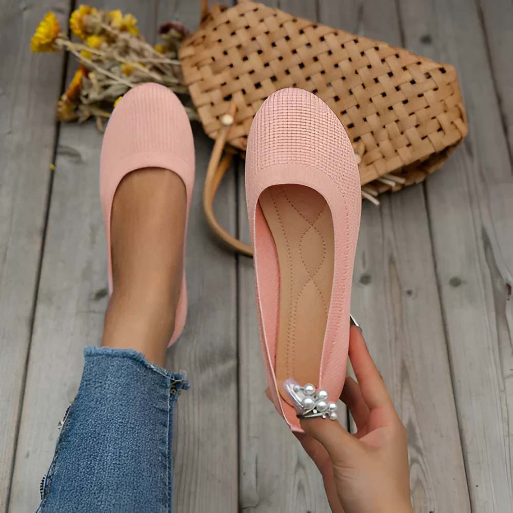 Women's Slip On Pump Shoes | Knit