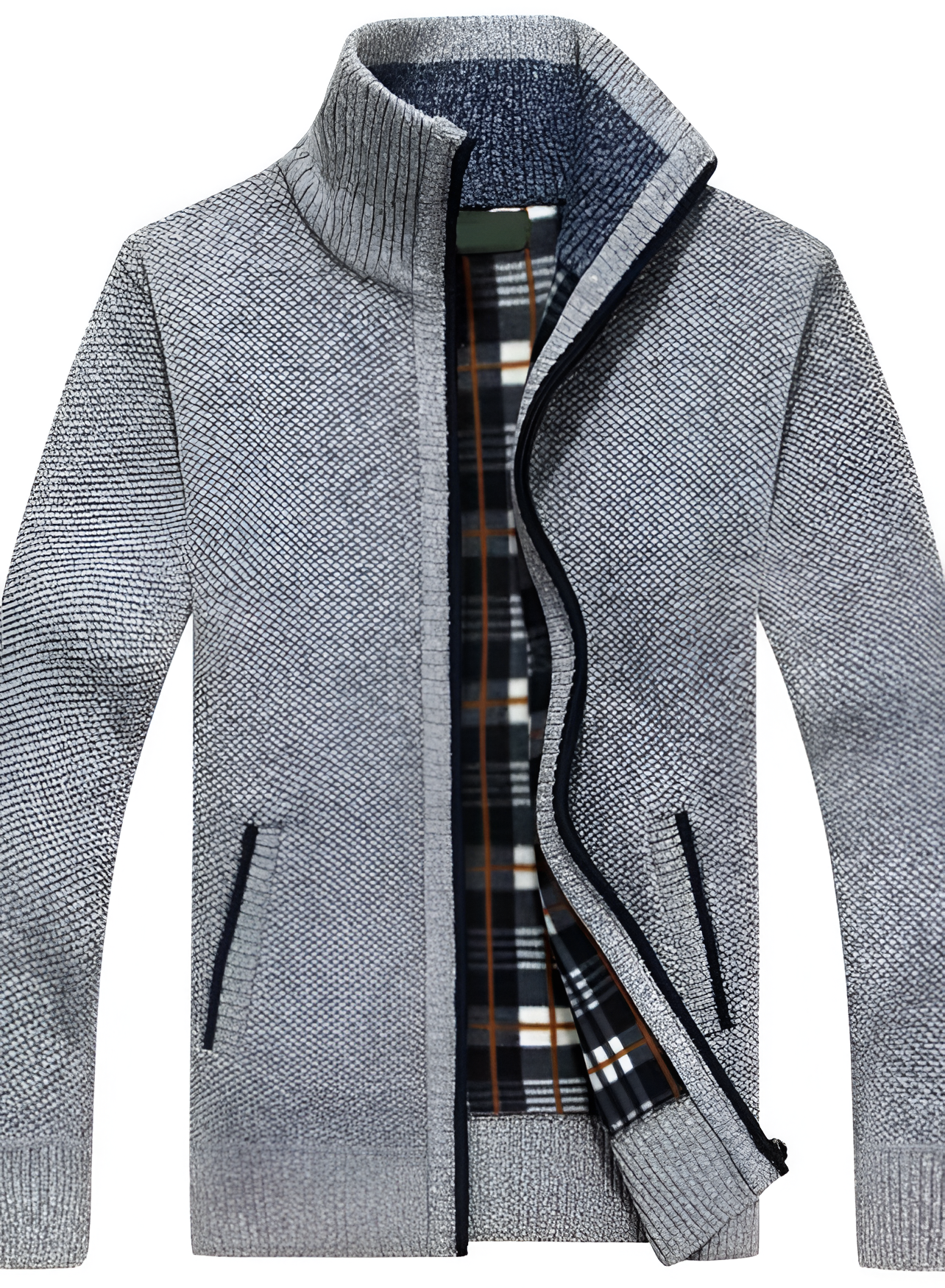 Cable Knit Jumper - Men's Winter Insulated