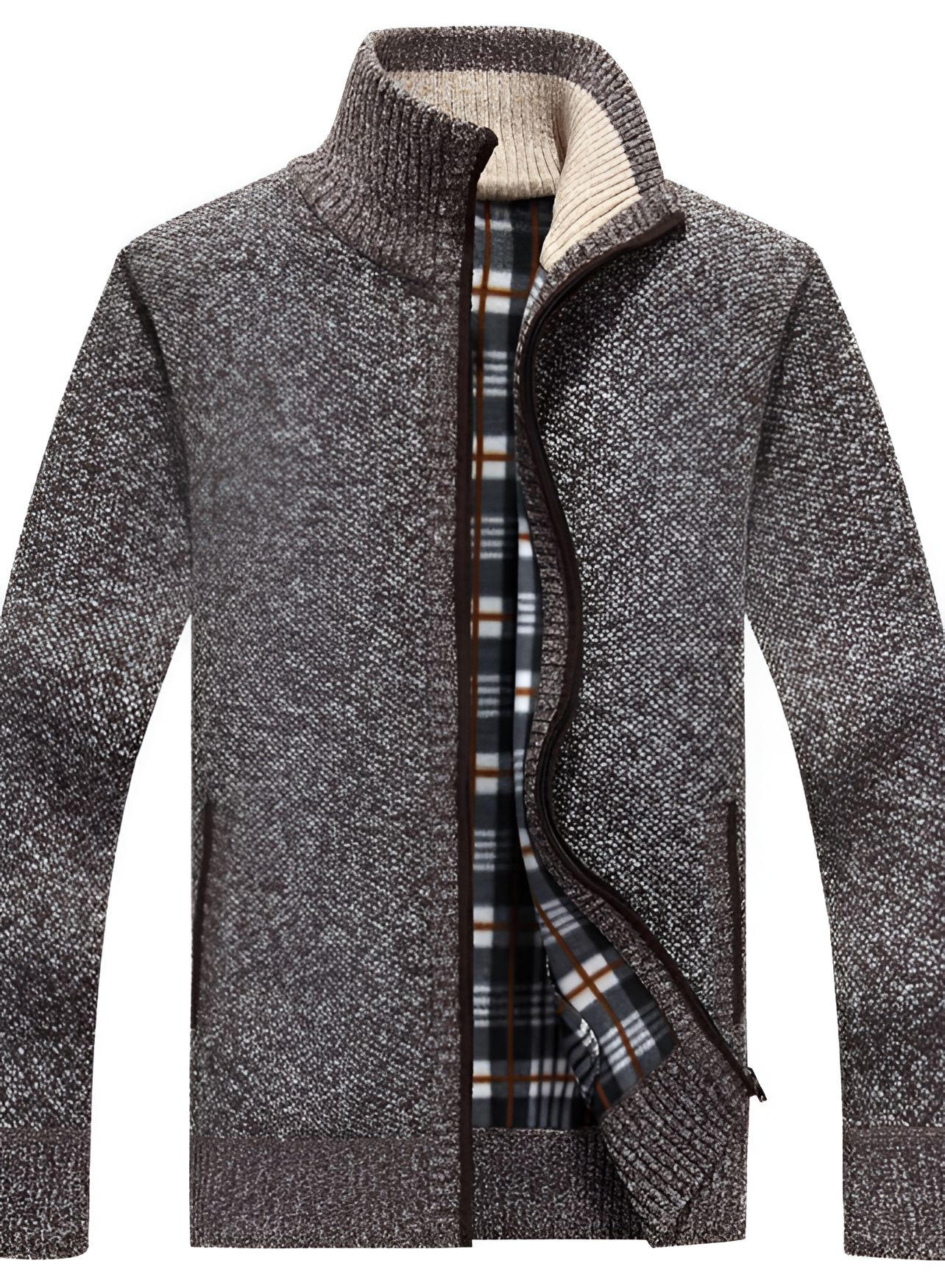 Cable Knit Jumper - Men's Winter Insulated