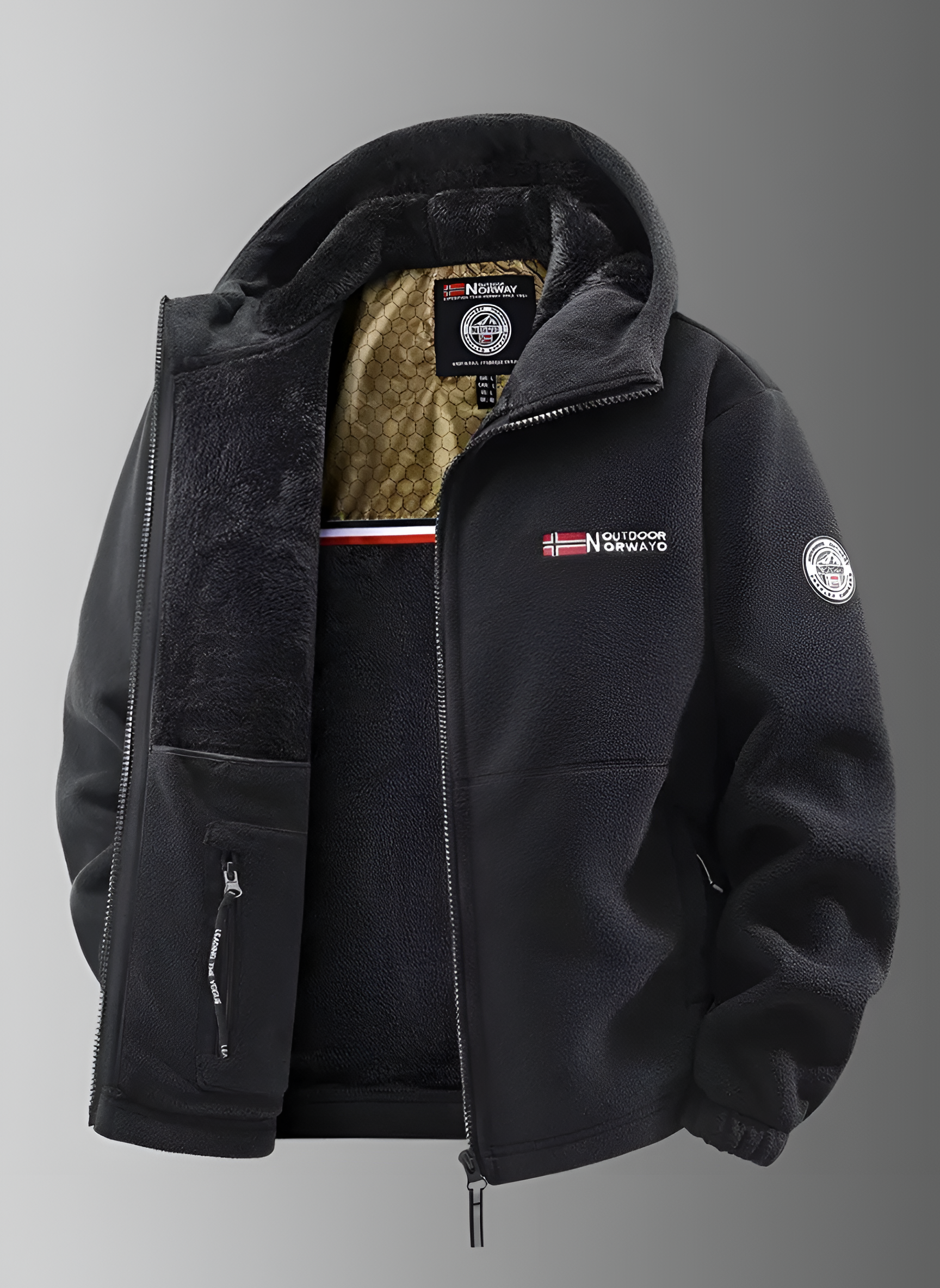 Nordic Explorer Jacket | Men's Winter Hooded Warm Durable