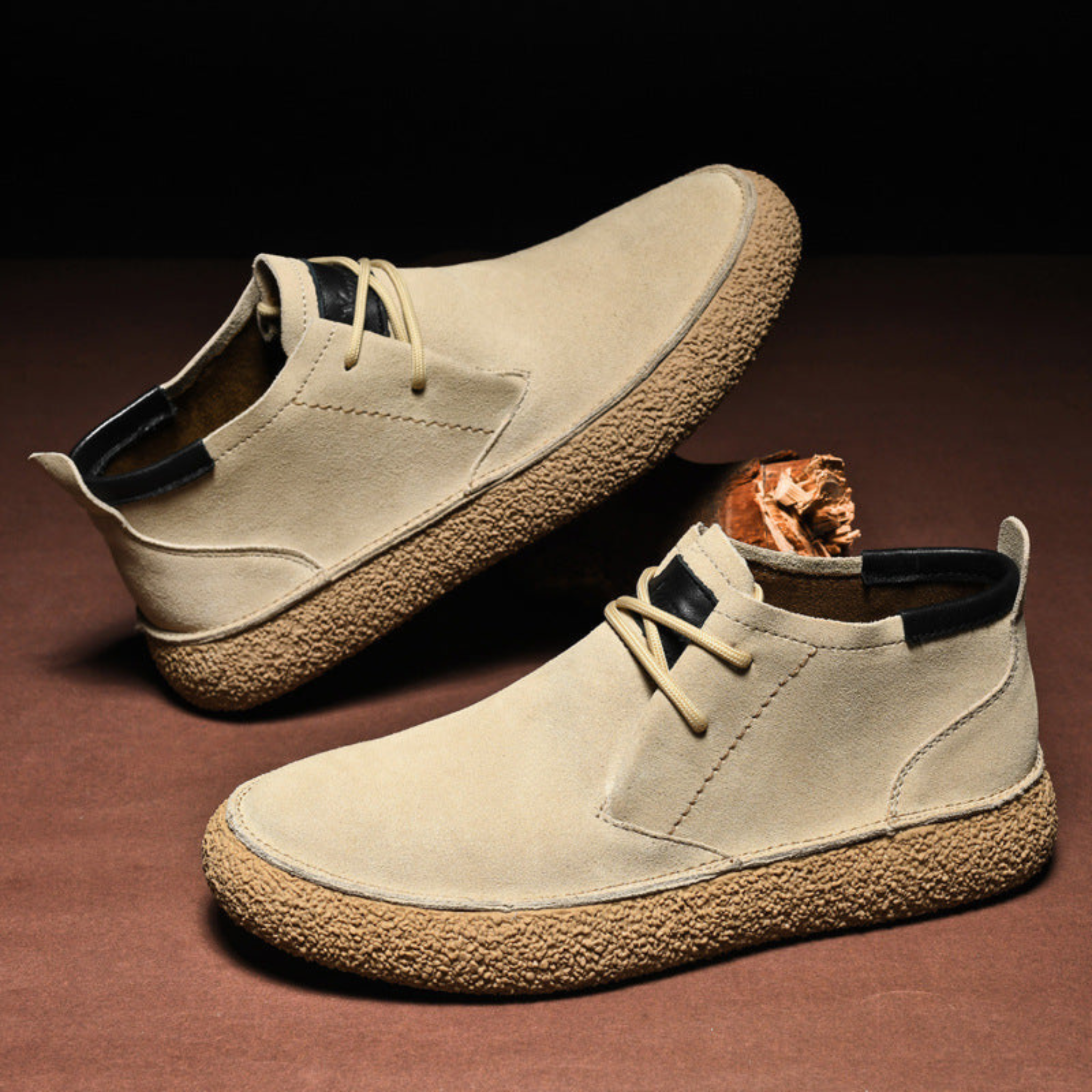 Women's Lace-Up Ankle Shoes | Minimal Textured Sole Casual Daily Footwear
