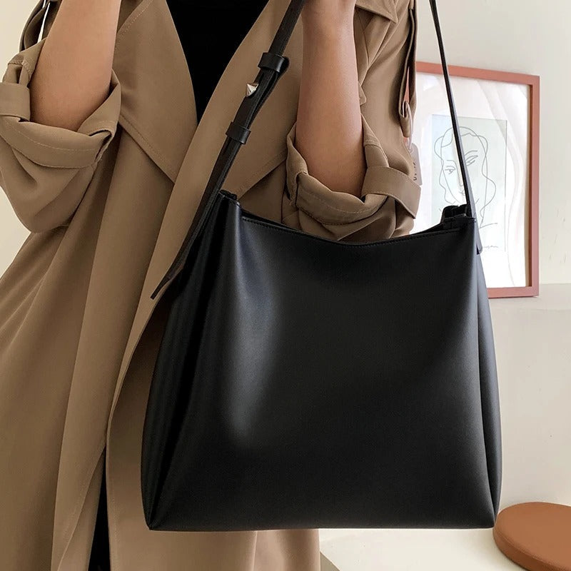 Women's Everyday Slouch Shoulder Bag l Thick Strap