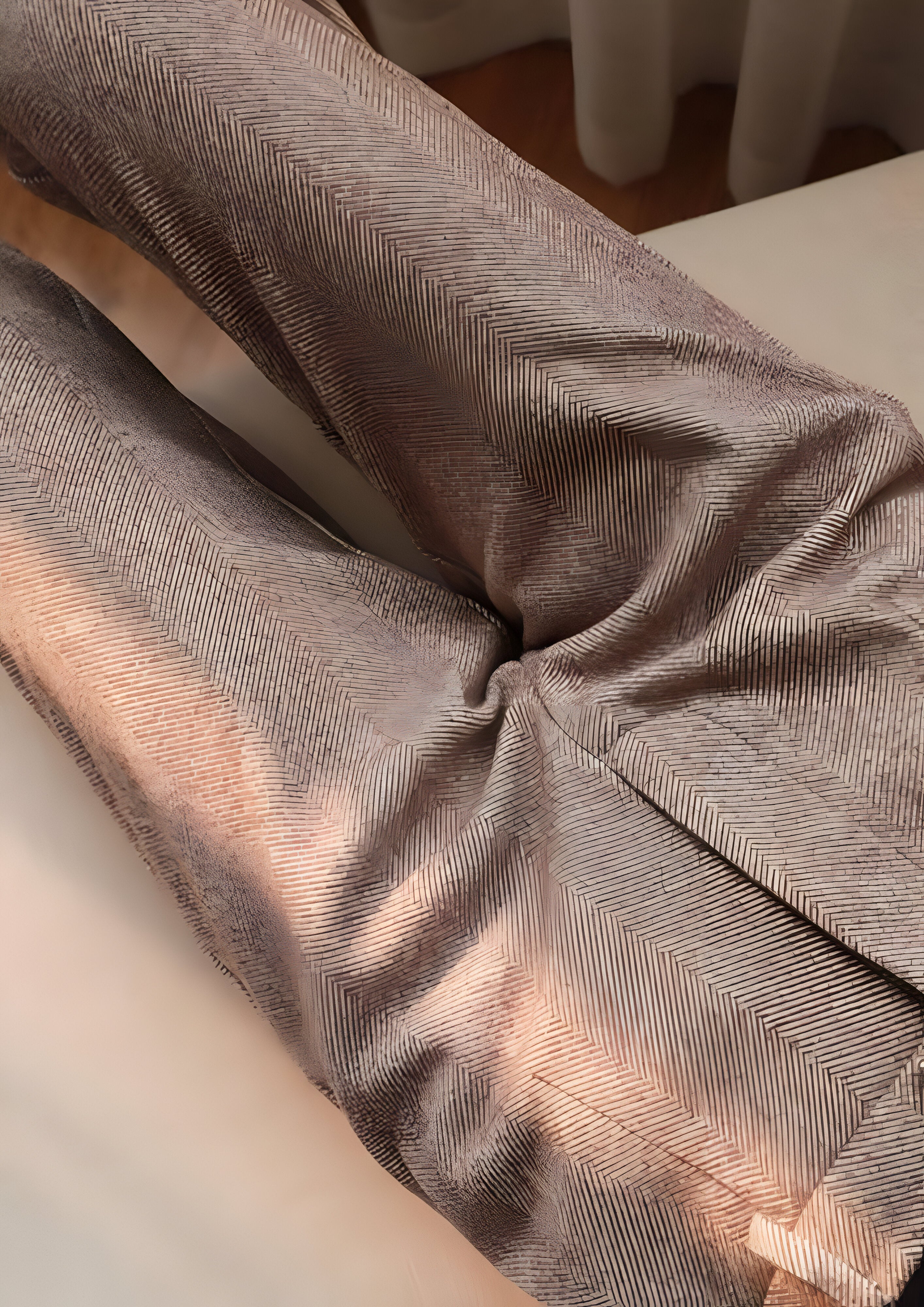 Men's Herringbone Trousers | Modern Classic Fit