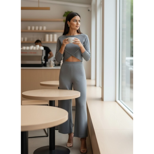 Women's Modern Minimalist Knit Set | Two Piece