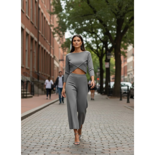 Women's Modern Minimalist Knit Set | Two Piece