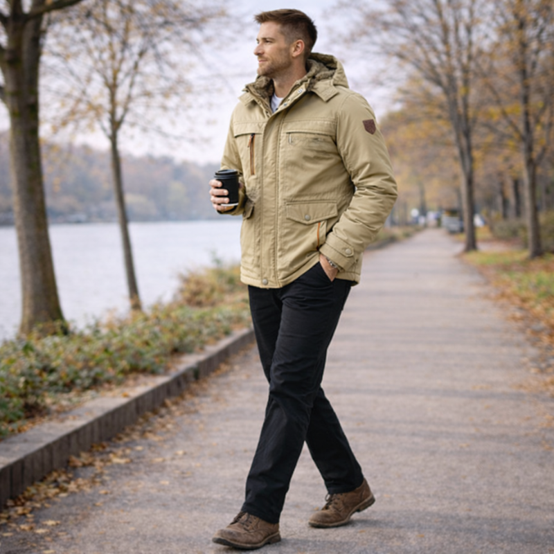Men’s Tactical Winter Coat | Hooded
