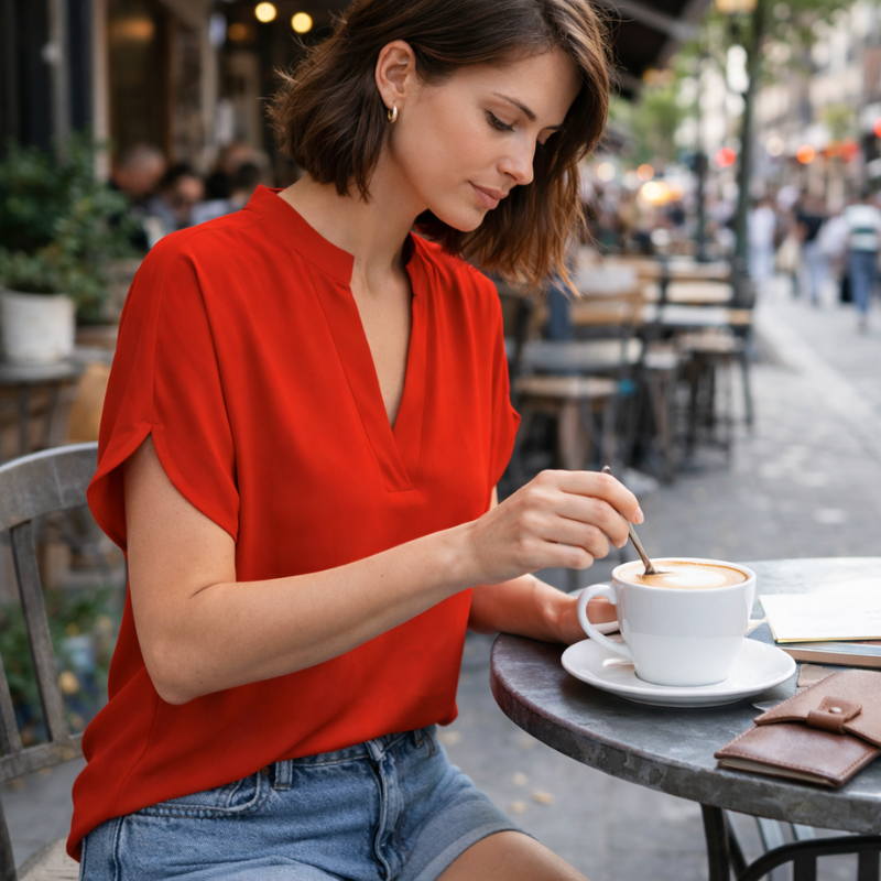 Women’s Lightweight Summer Blouse | Relaxed Fit