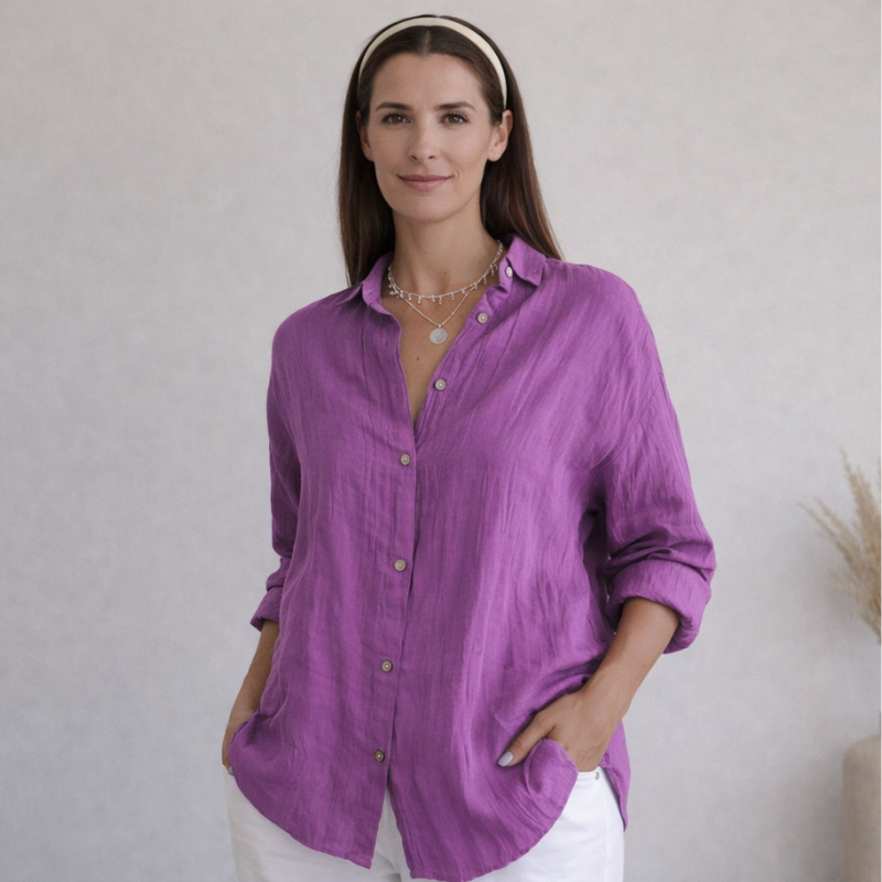 Women’s Classic Button Down Shirt | Long Sleeve