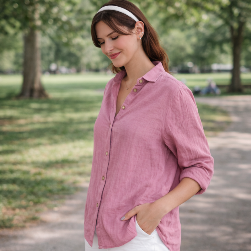 Women’s Classic Button Down Shirt | Long Sleeve