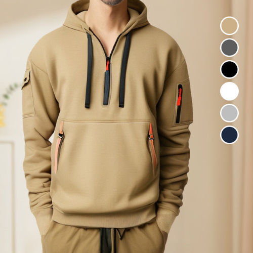 Men's Quarter Zip Tactical Hoodie | Pullover