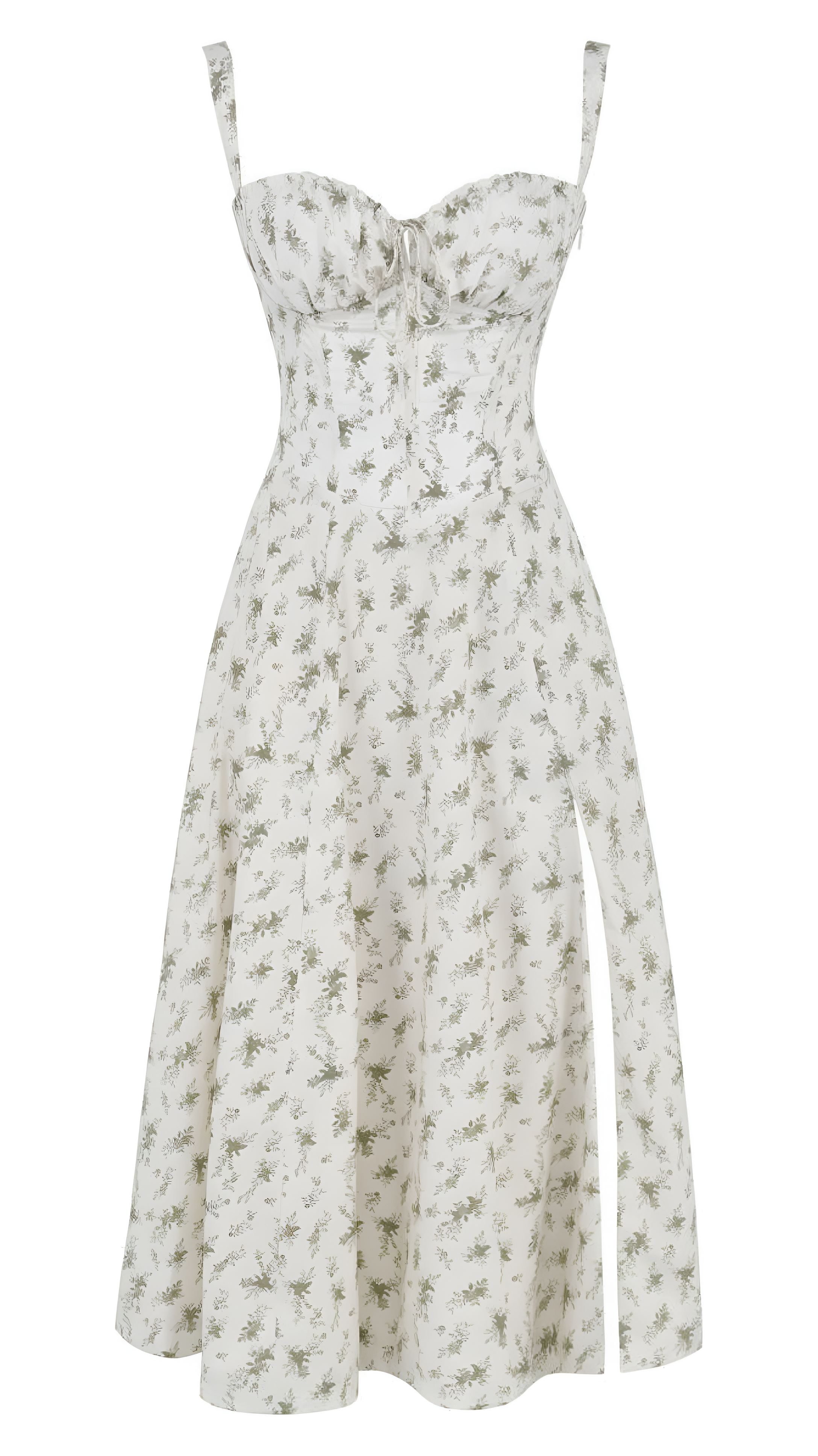 Floral Midi Dress | Women's Bustier Sundress