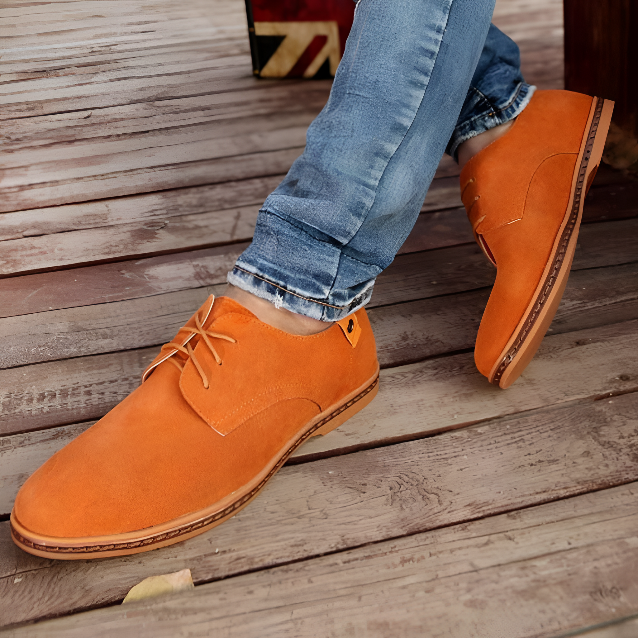 Suede Shoes | Men's Formal Lace-Up