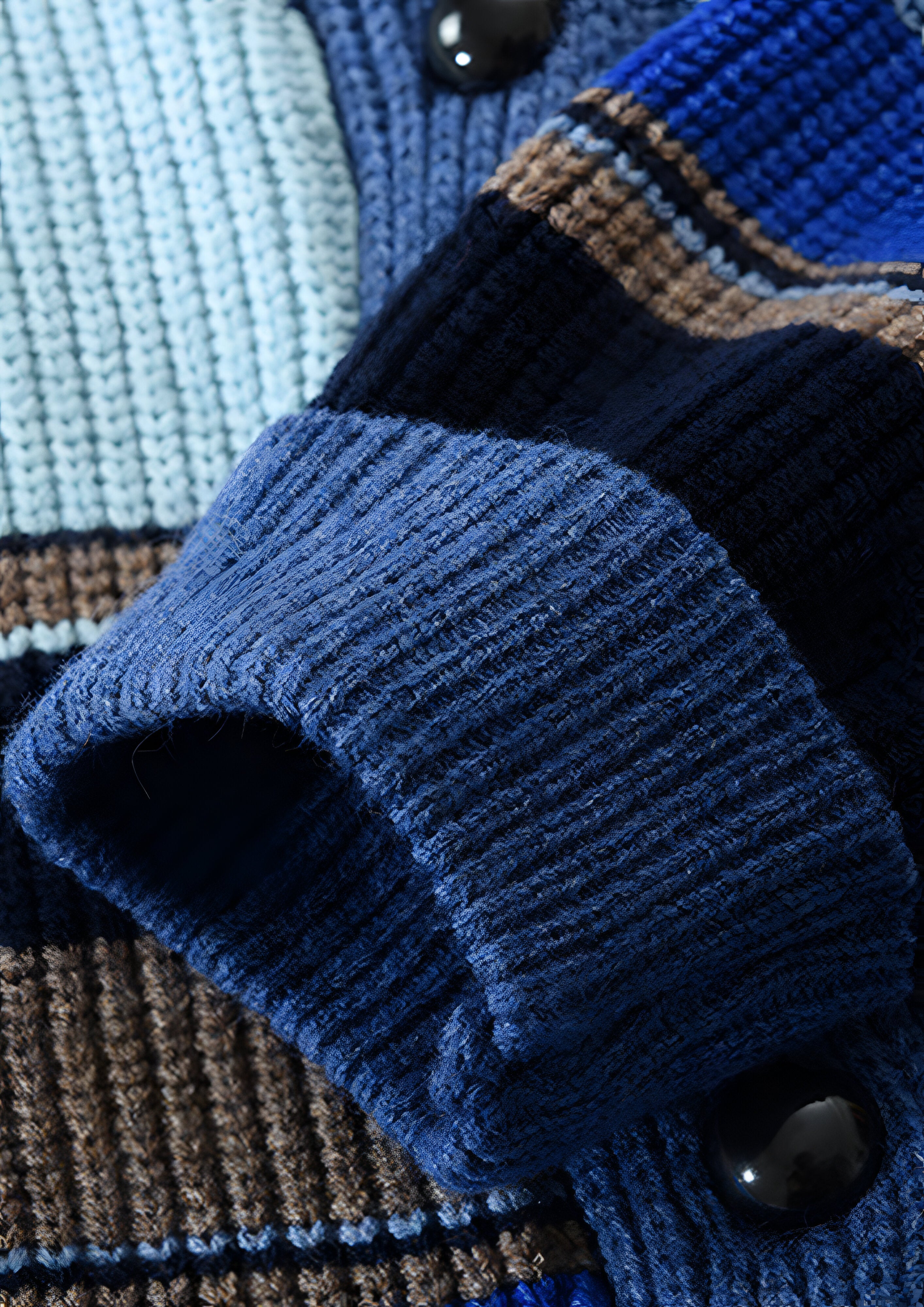 Colorblock Cardigan | Men's Button-Up