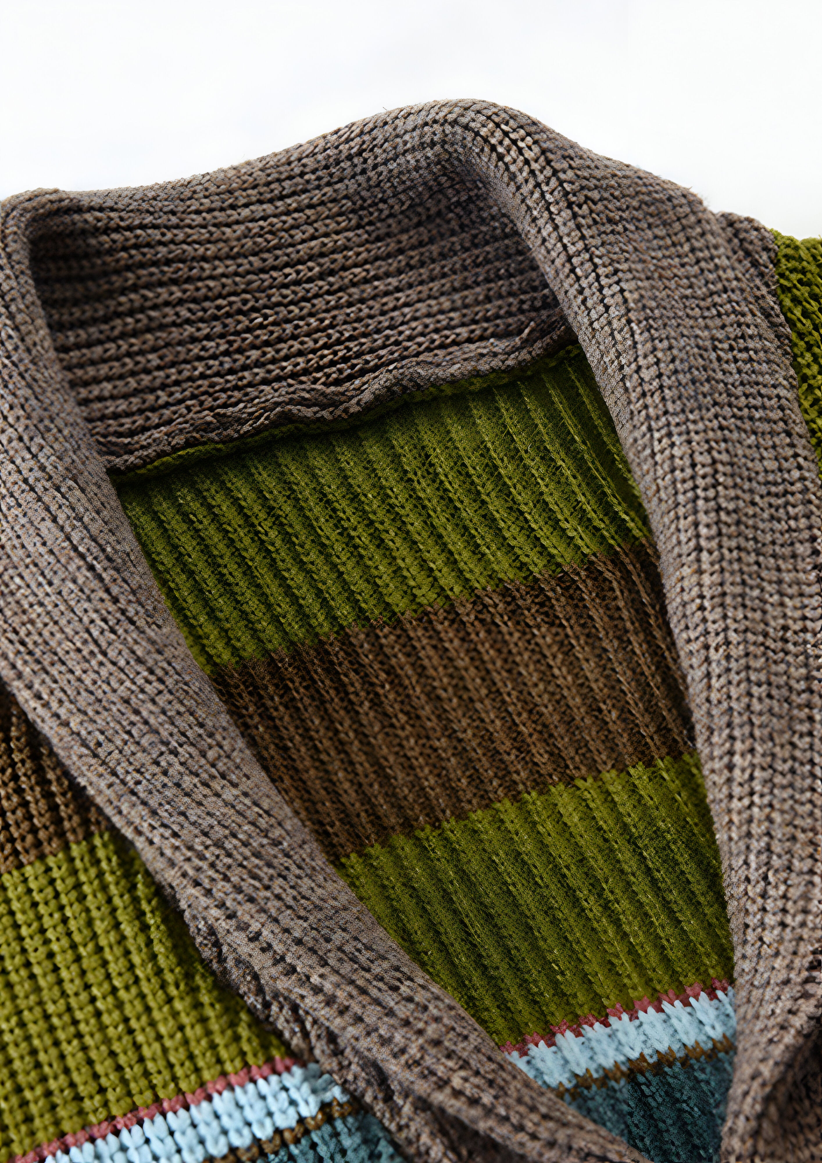 Colorblock Cardigan | Men's Button-Up