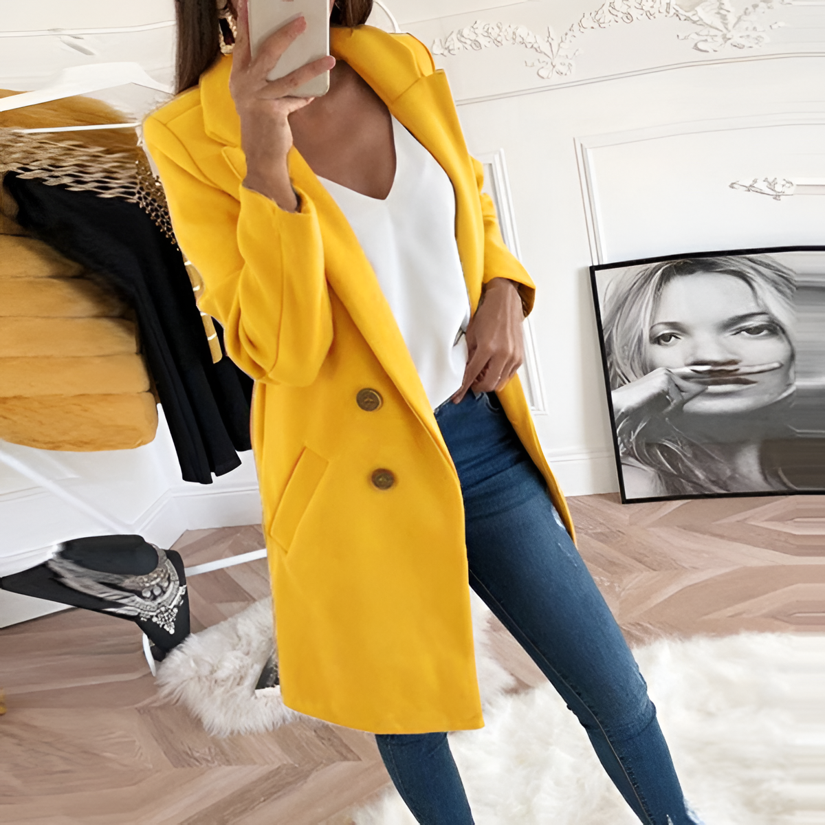 Smart Casual Jacket | Women's Winter Smart Button Up