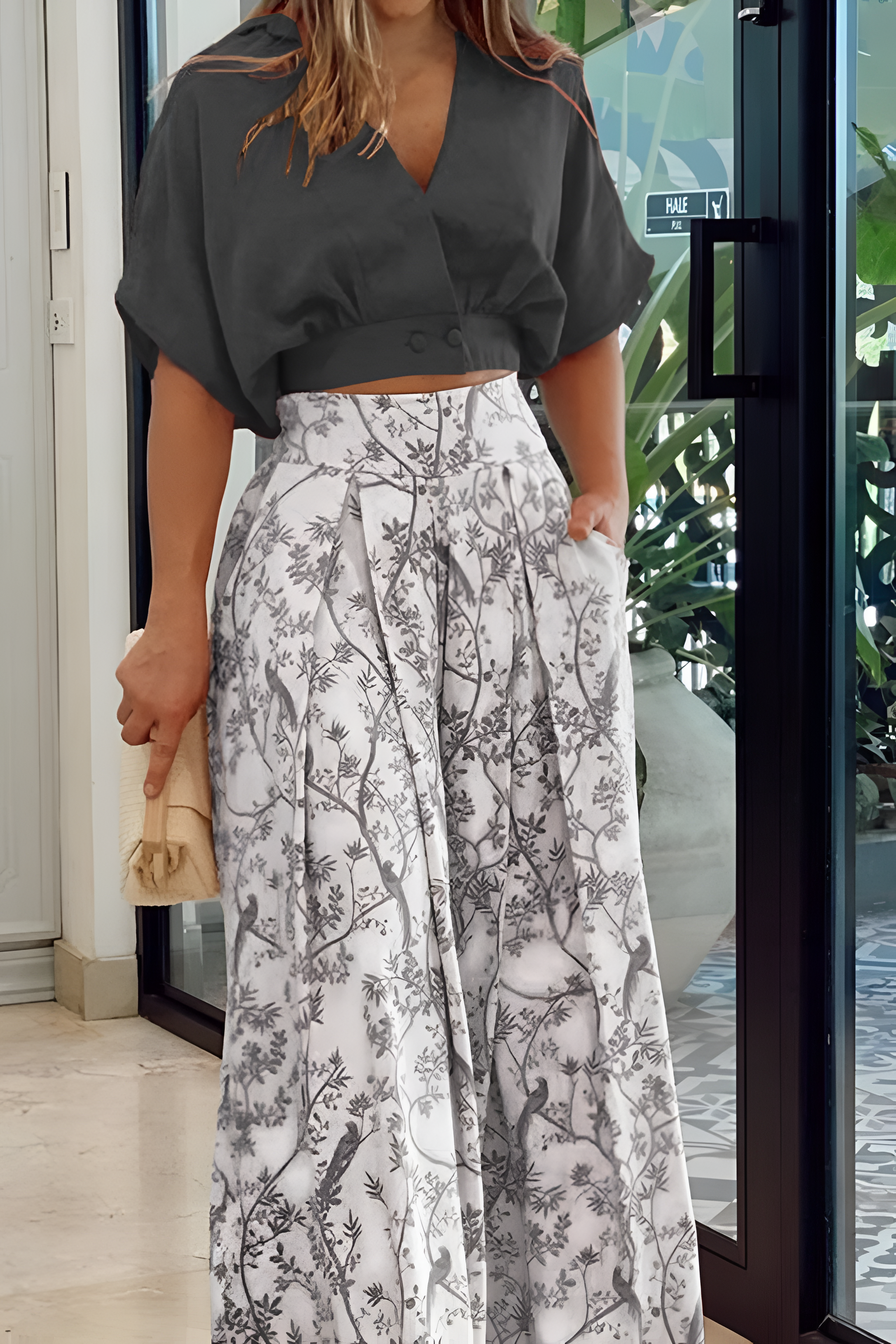 Boho Lounge Outfit Two Piece Set | Women's Summer