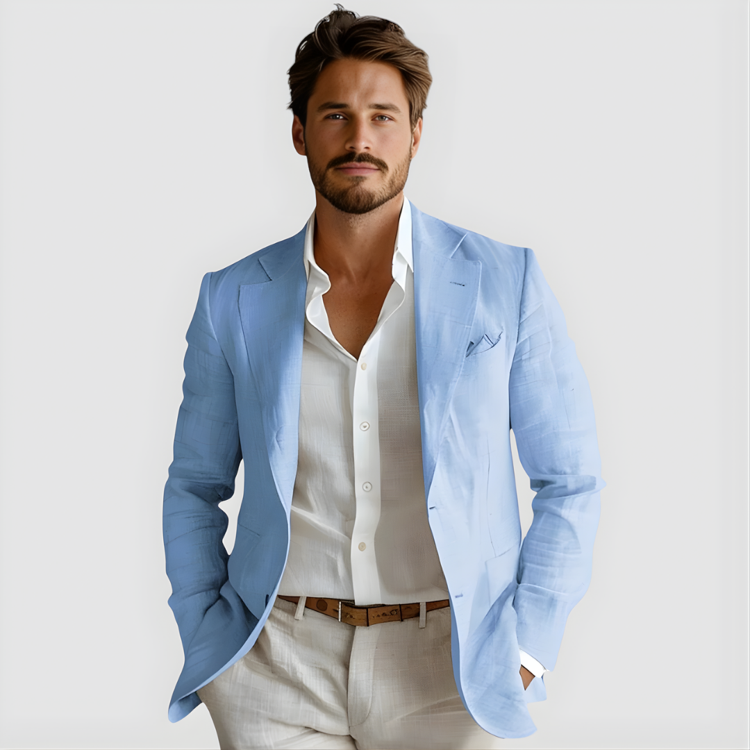 Men’s Summer Tailored Blazer | Clean Structured Profile