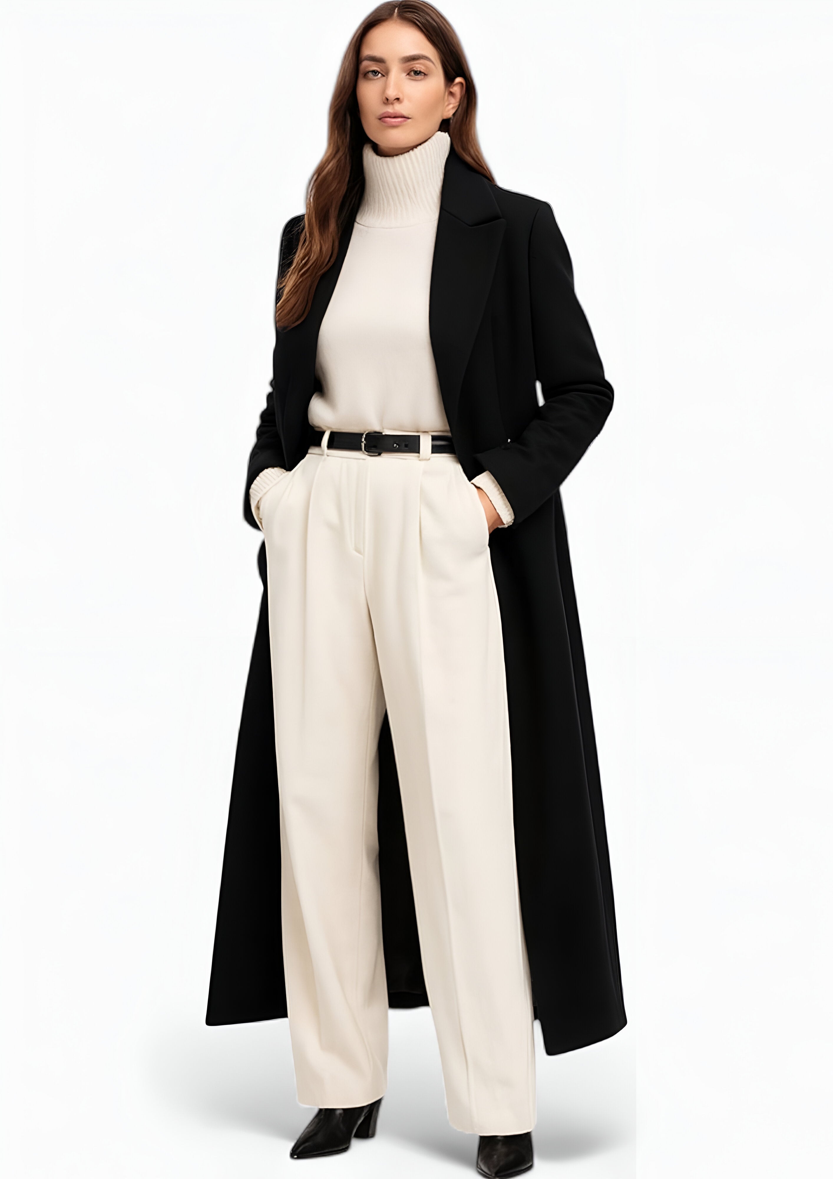 Longline Maxi Overcoat | Women’s Tailored Outerwear