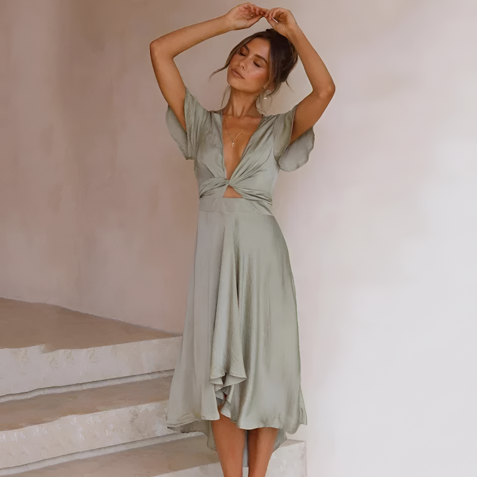 Women's Summer Wedding Dress | Midi