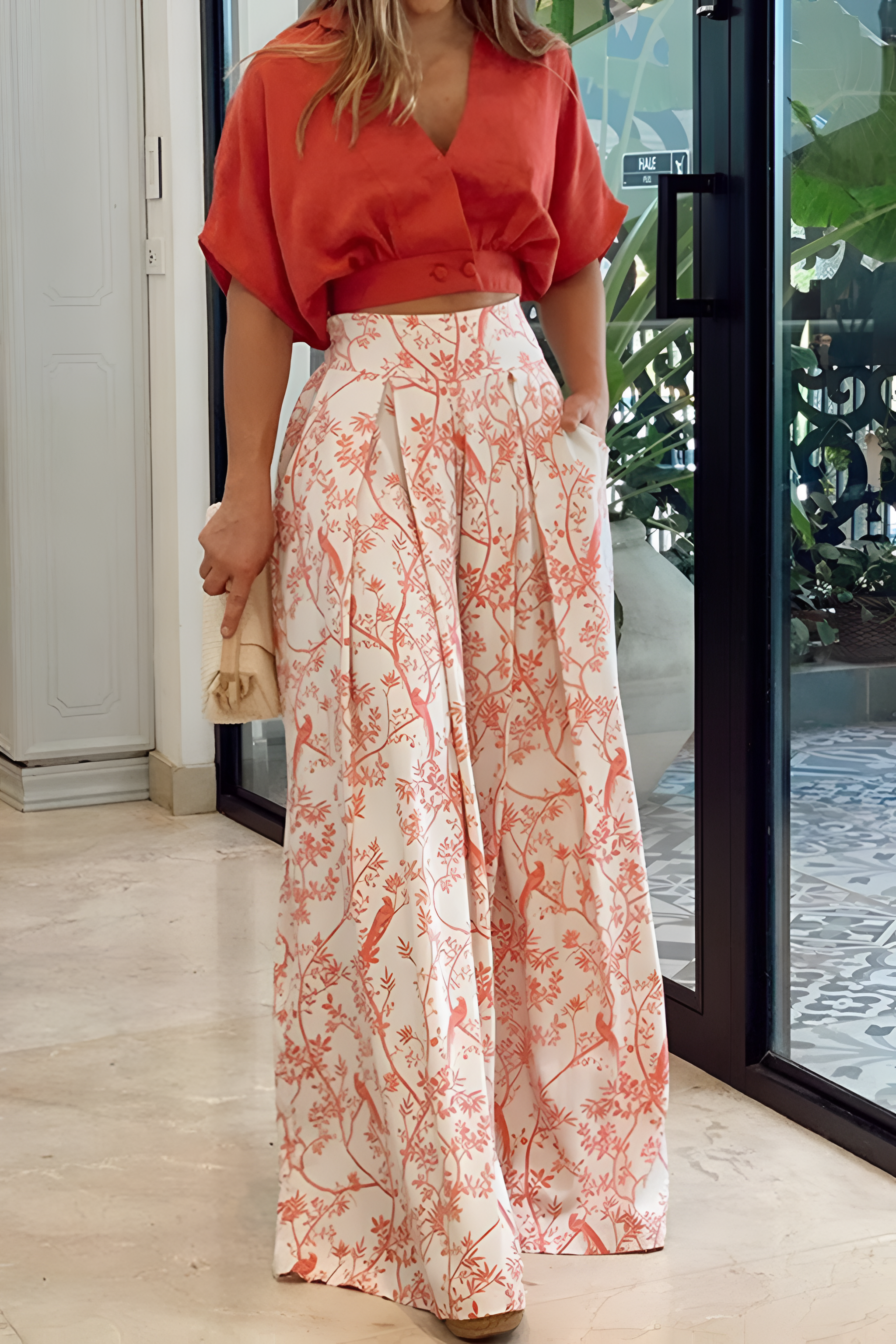 Boho Lounge Outfit Two Piece Set | Women's Summer
