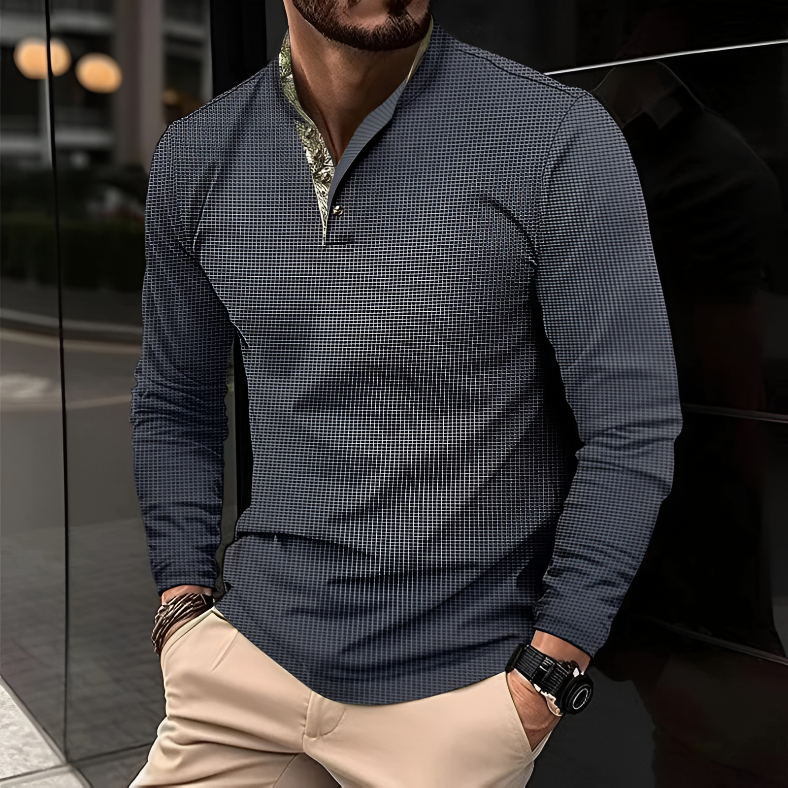 Men's Polo Long Sleeve | Collar