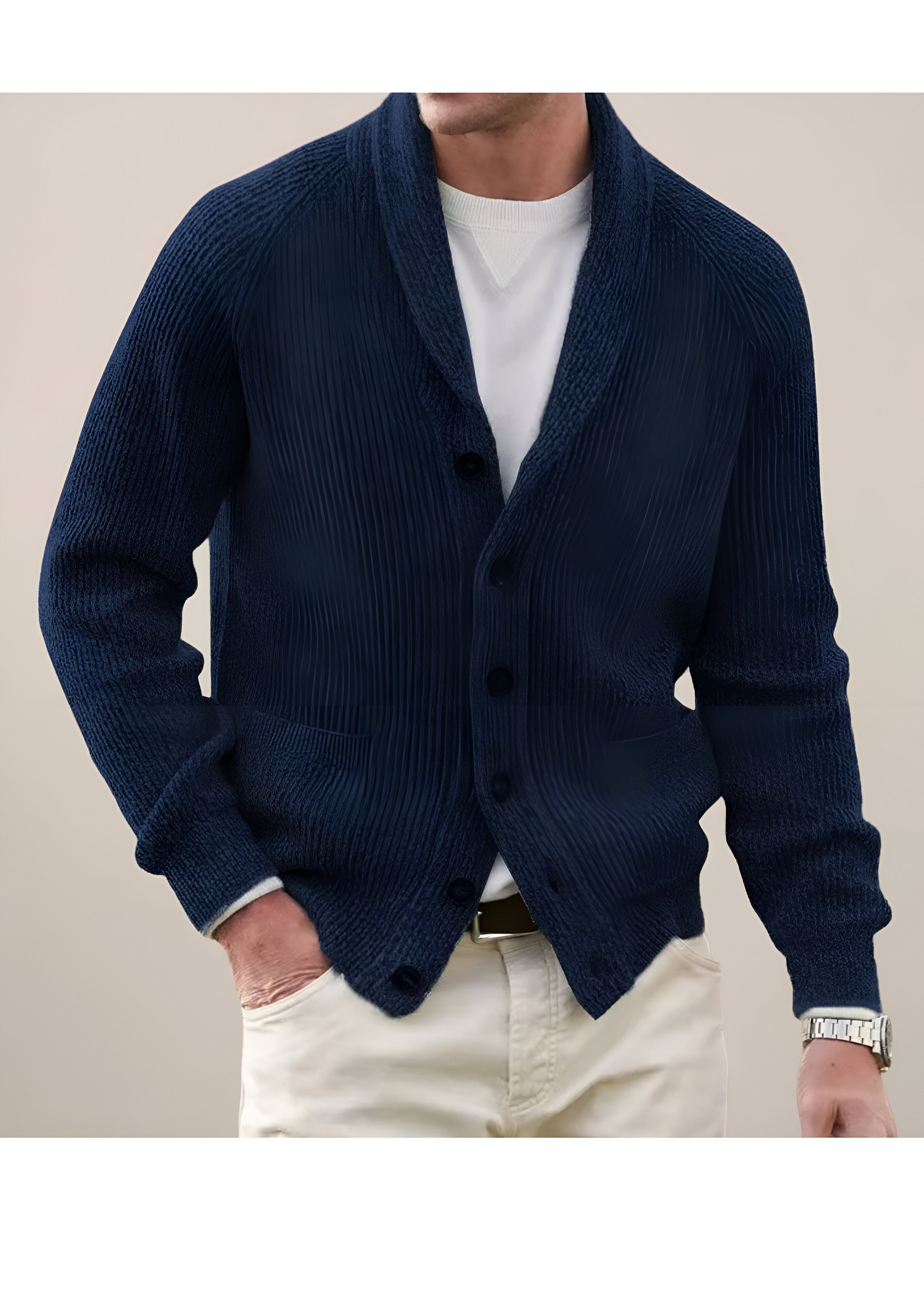 Shawl Collar Cardigan | Men’s Casual Layering