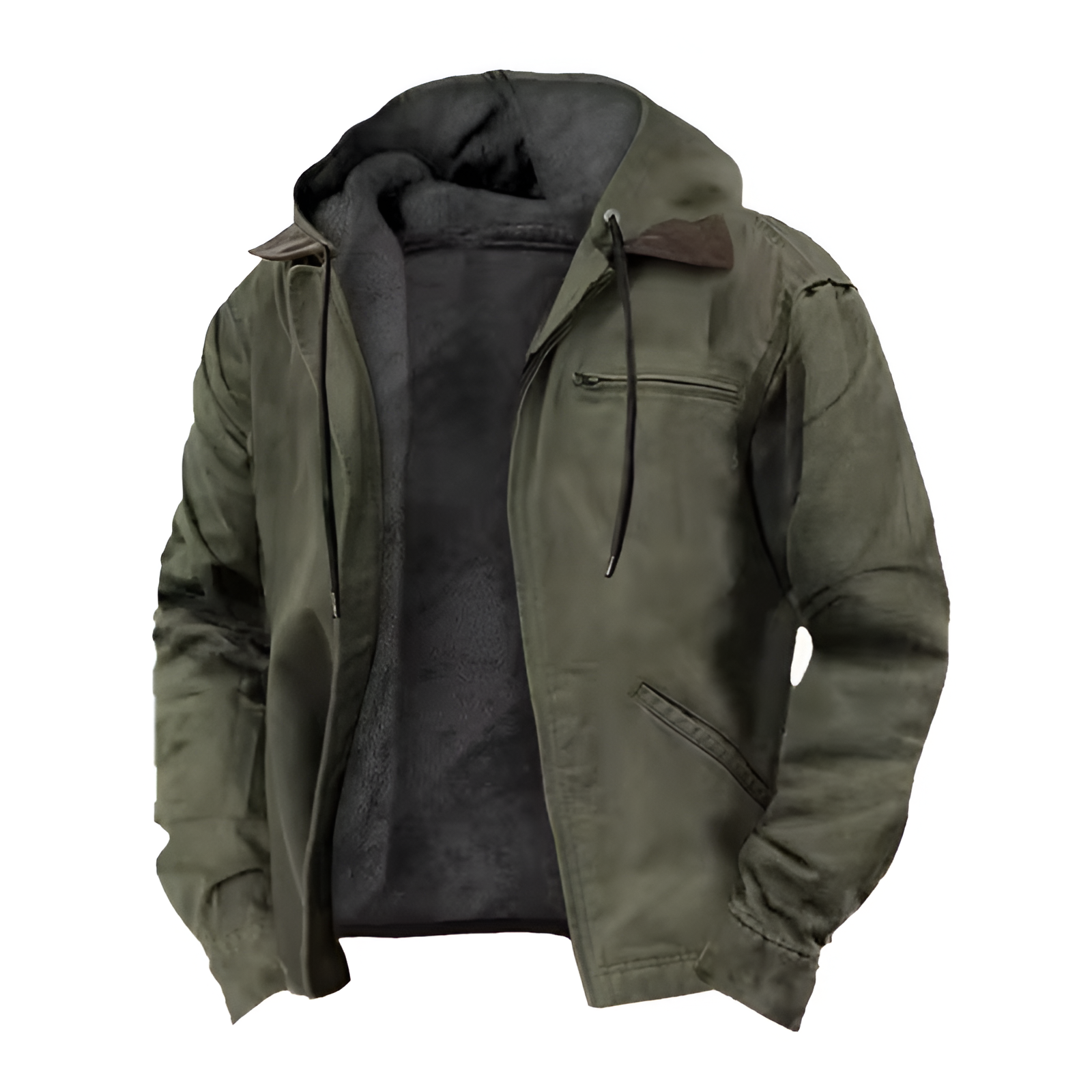 Men's Winter Hooded Utility Jacket | Insulated