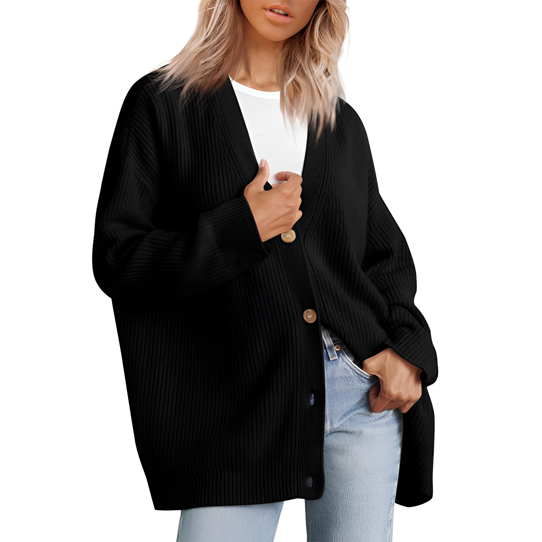 Knit Cardigan | Women's Casual Relaxed