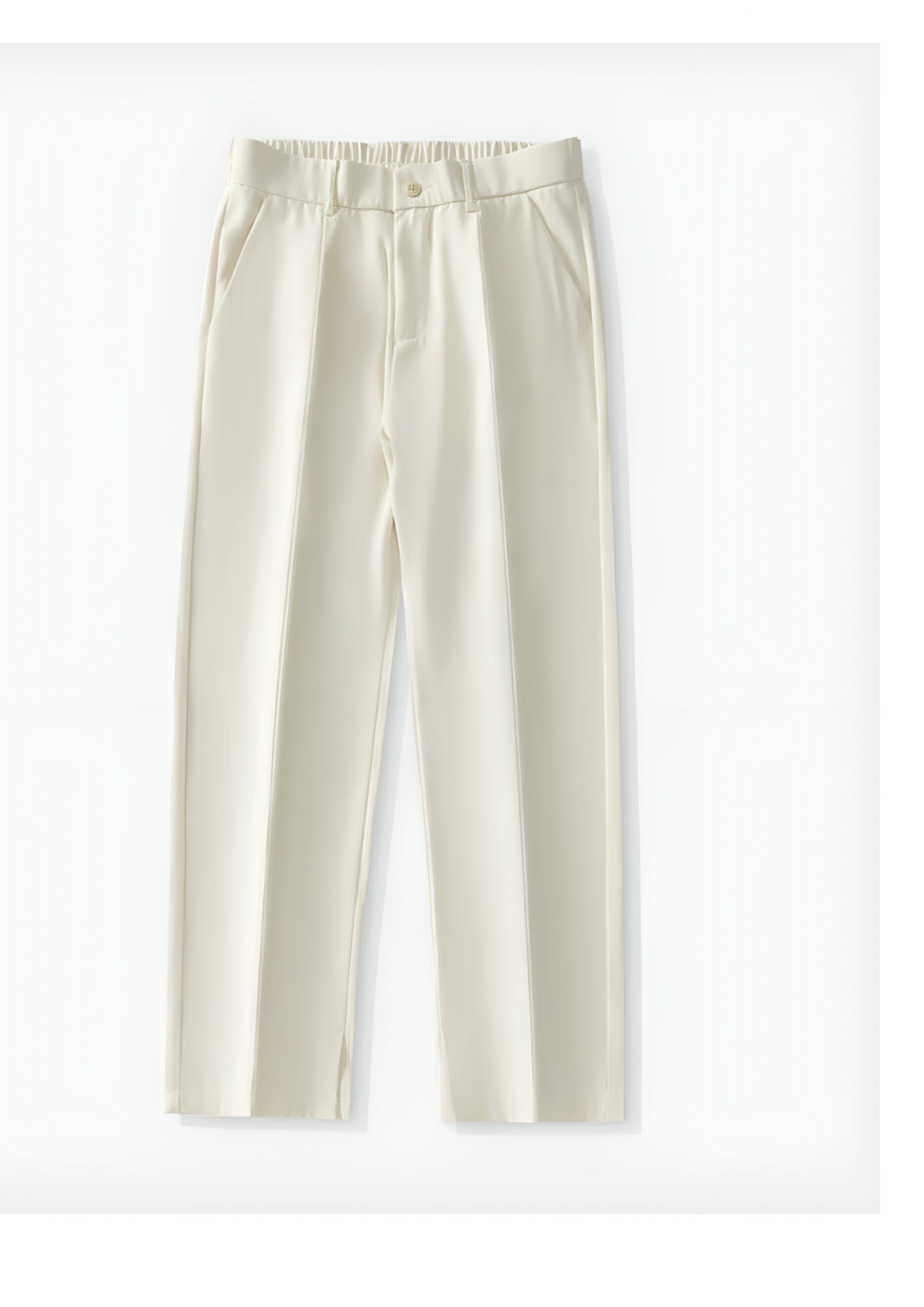 Straight Leg Trousers | Men's Pleated Front