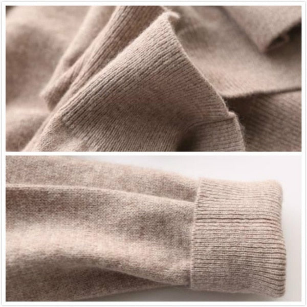 V-Neck Jumper | Men Plain Minimal Knit
