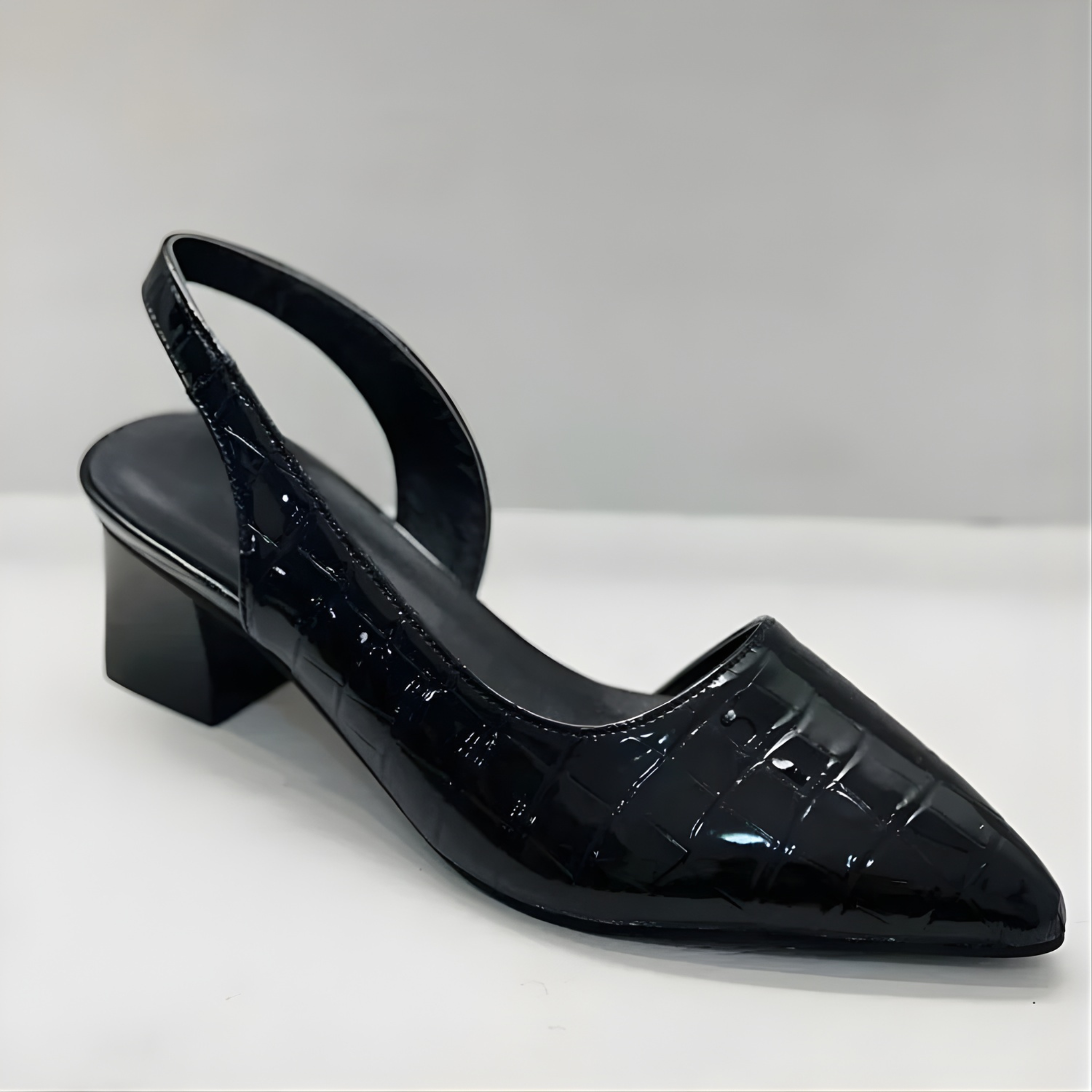 Women’s Summer Pointed Toe Slingback | Block Heel