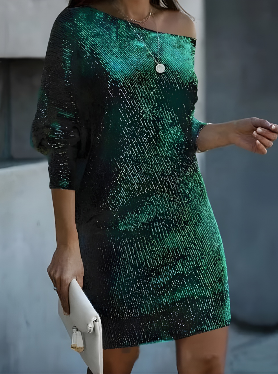 Women’s Summer Mini Dress | Aurora Off-Shoulder Modern Evening Partywear