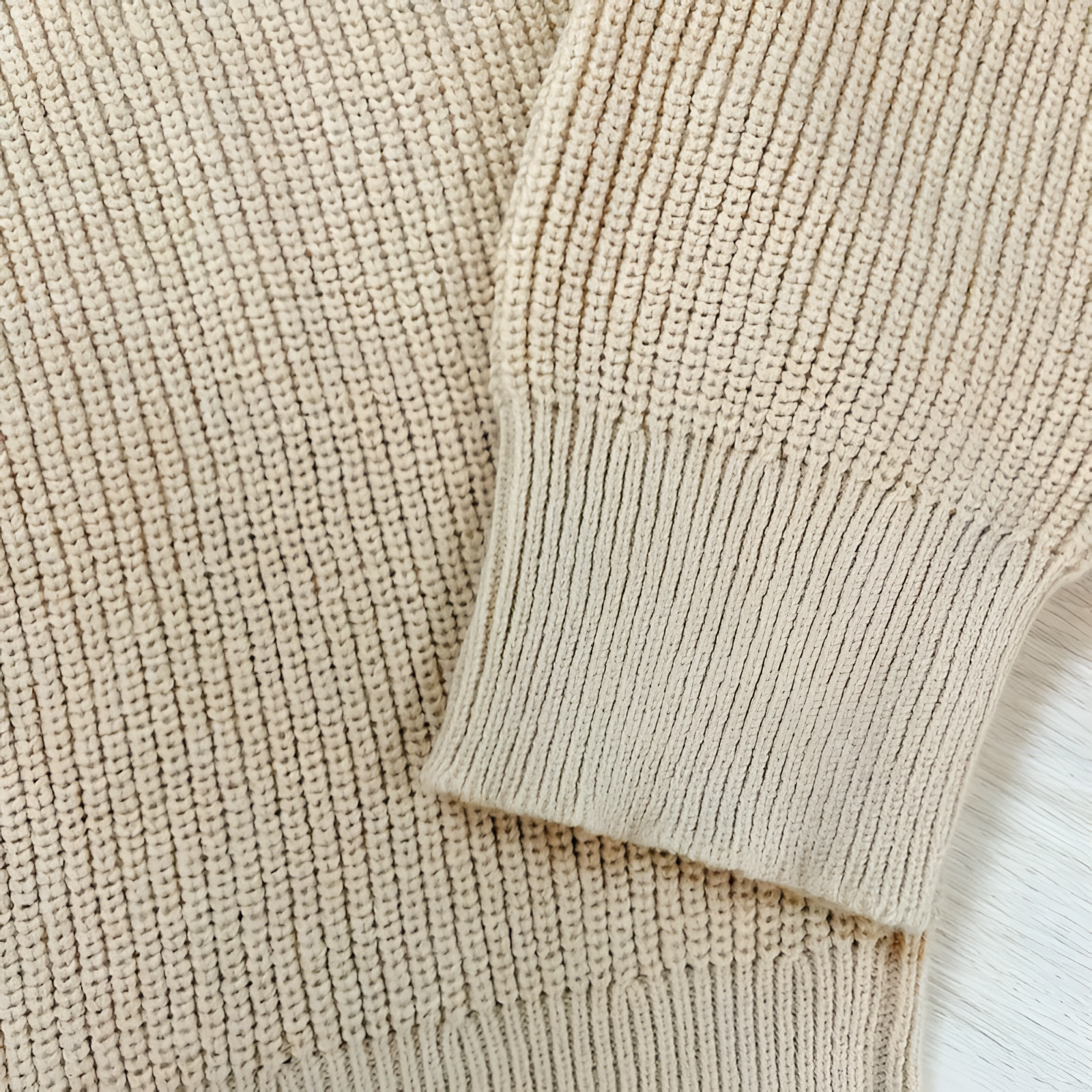 Quarter Zip Jumper | Men's Winter Ribbed Knit